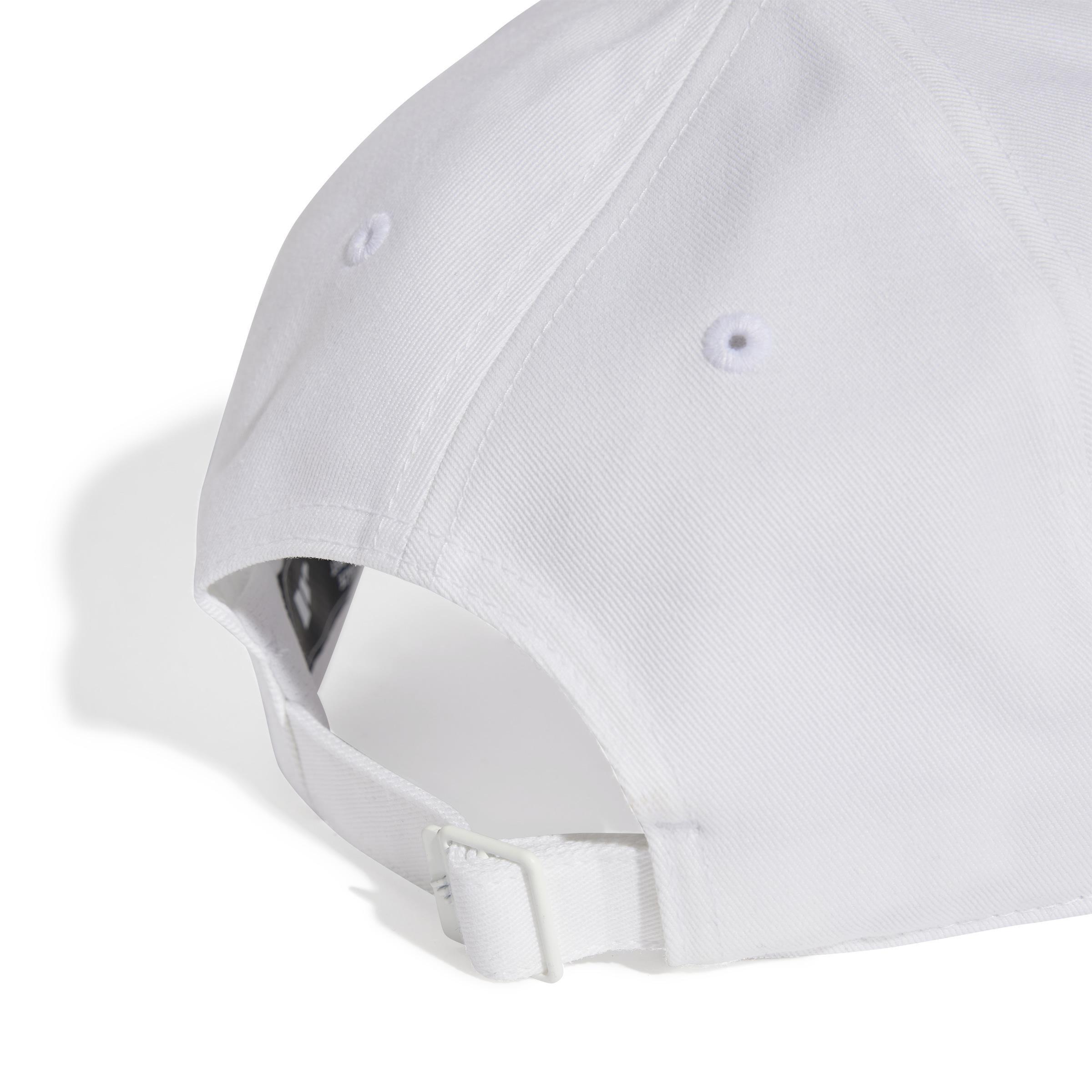 Unisex B-Ball Tonal Cap, White, , large image number 2