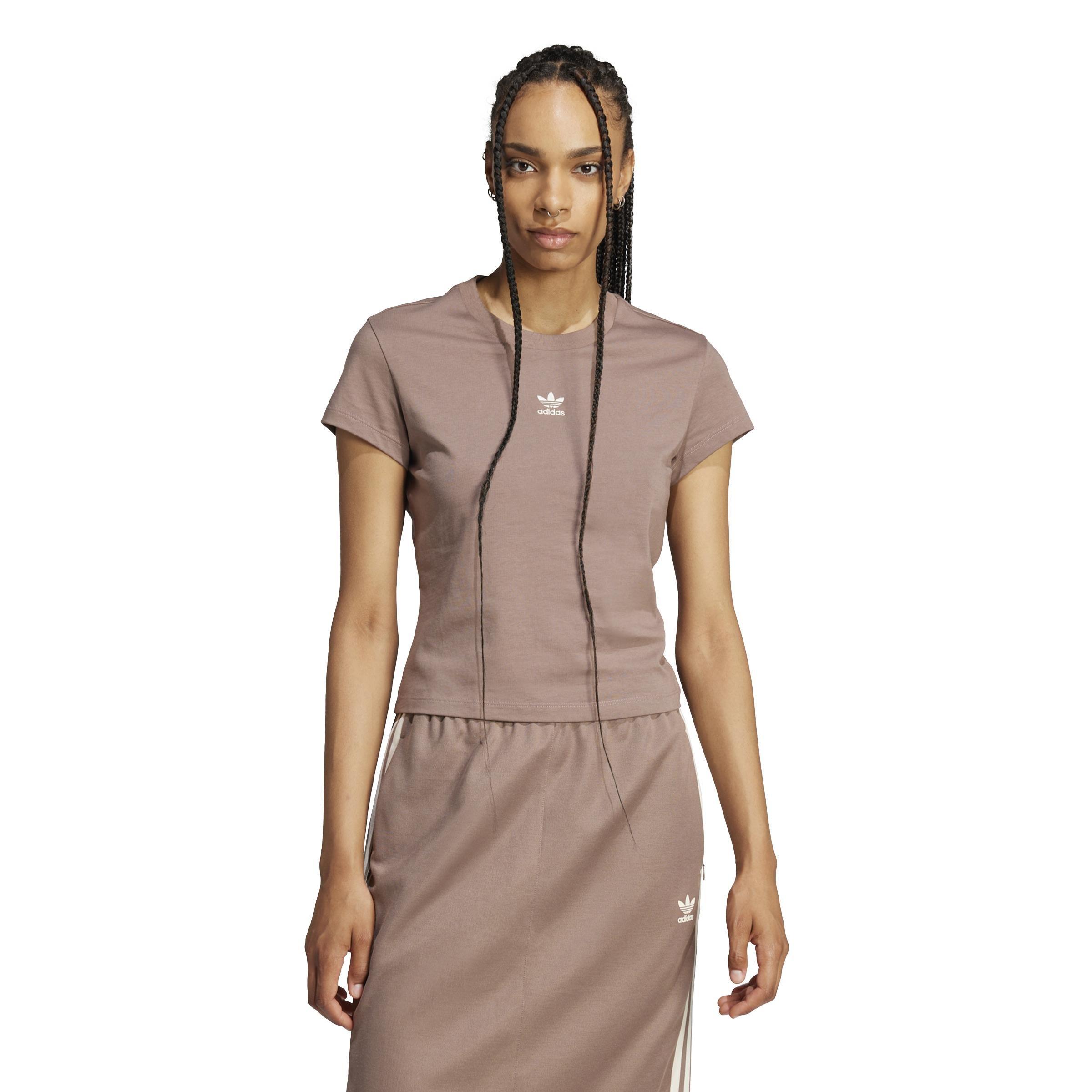 Essentials Slim T-Shirt, Brown, , large image number 7