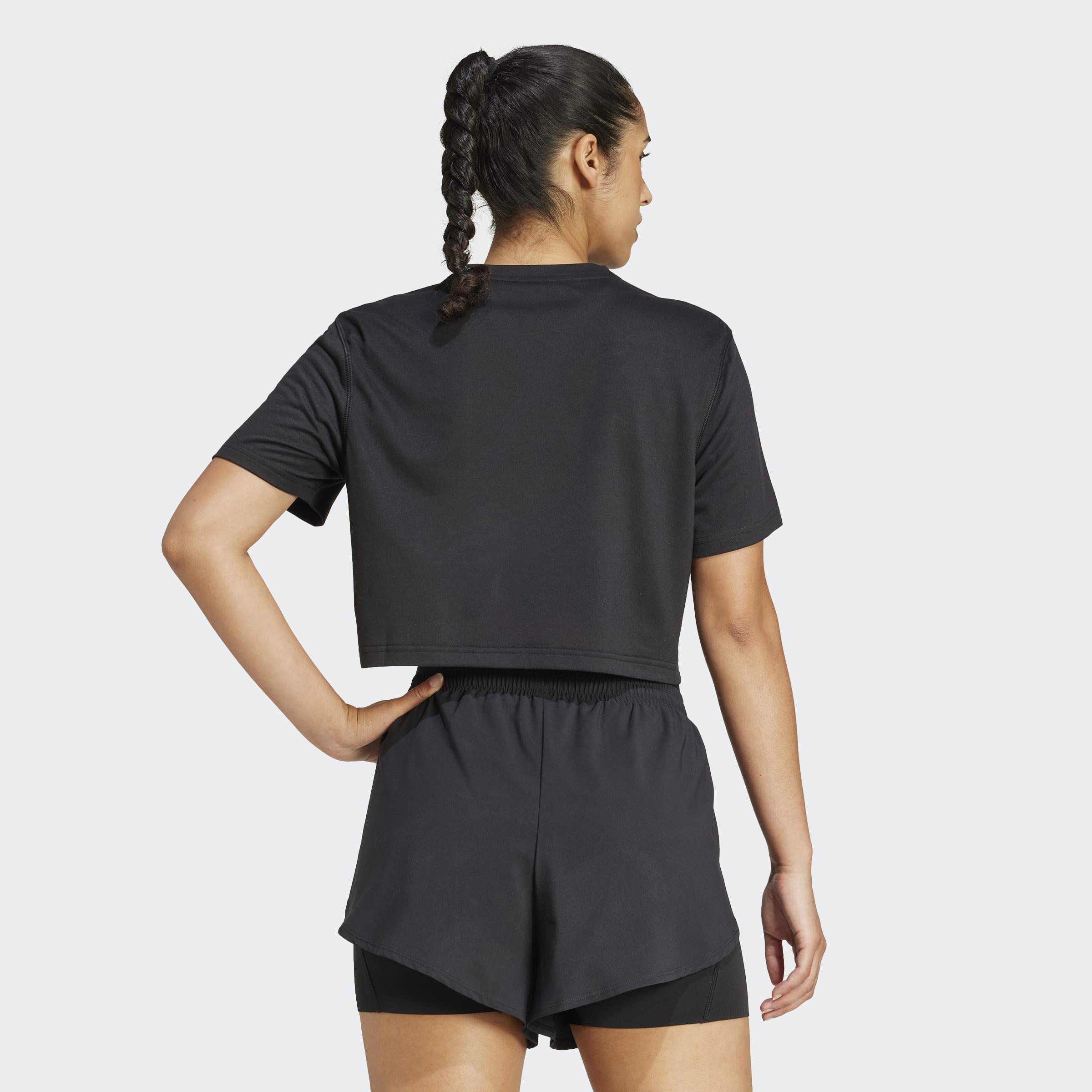 Train Essentials Boxy Workout T-Shirt, Black