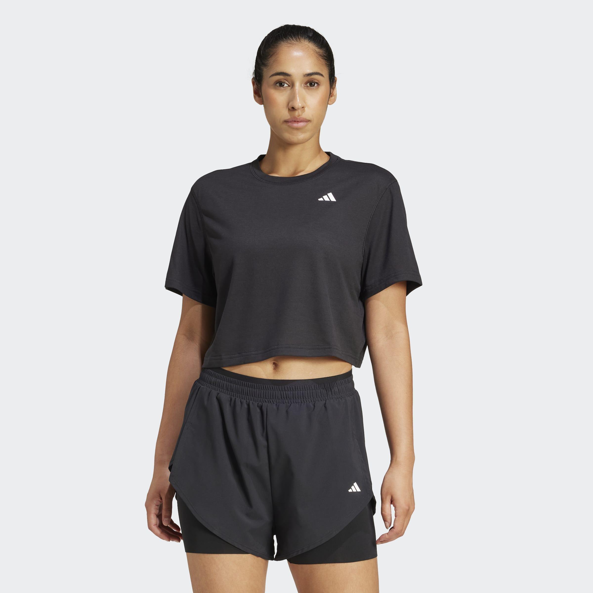 Train Essentials Boxy Workout T-Shirt, Black, A701_ONE, large image number 4