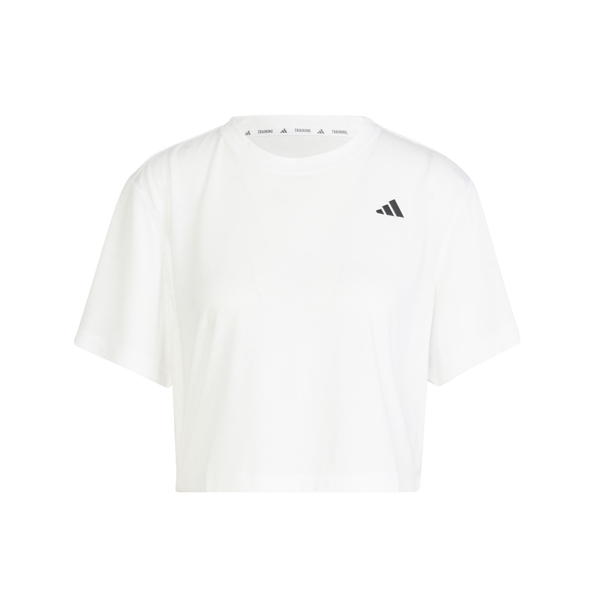 Train Essentials Boxy Workout T-Shirt, White, , large image number 0