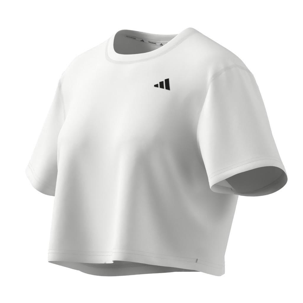 Train Essentials Boxy Workout T-Shirt, White, , large image number 4