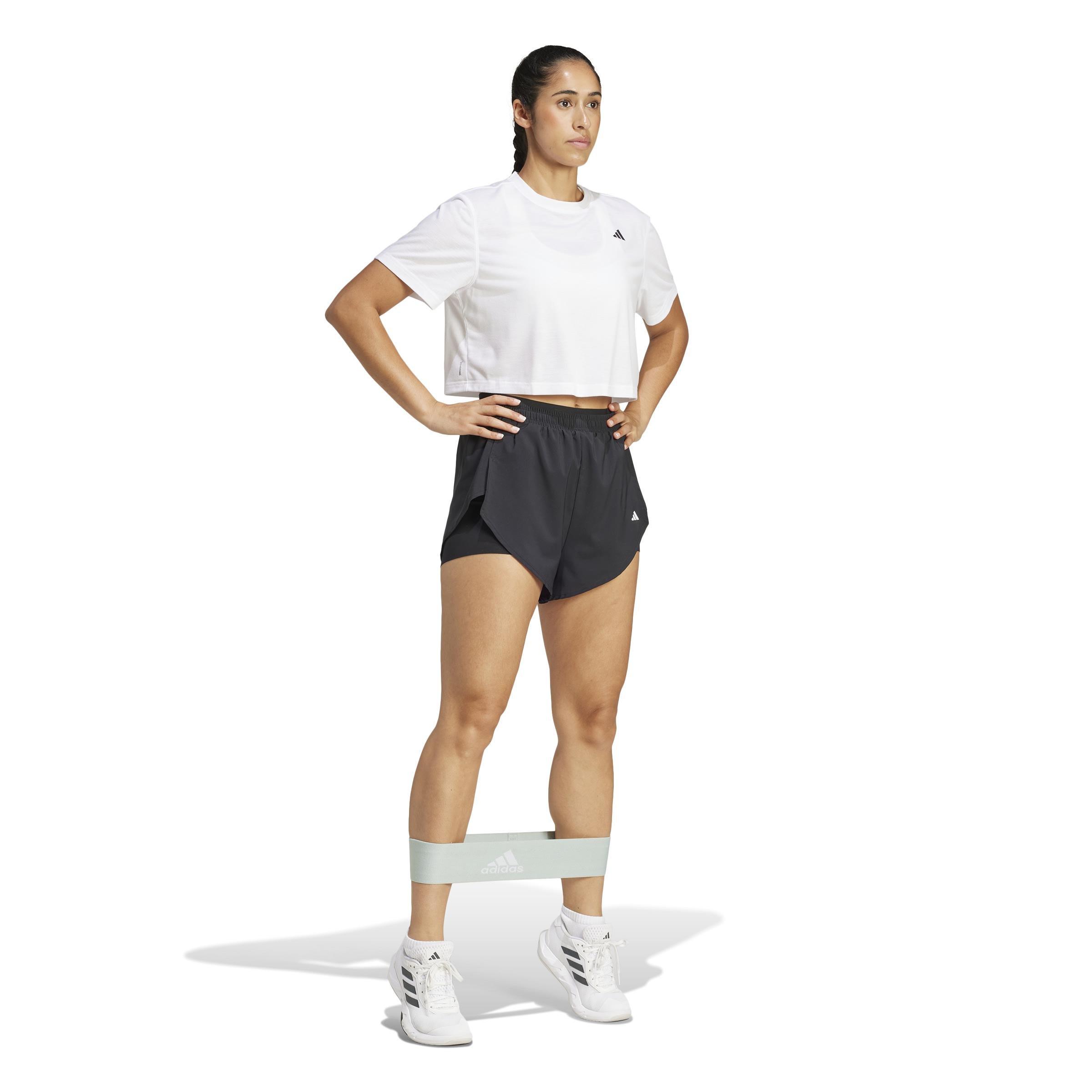 Train Essentials Boxy Workout T-Shirt, White, , large image number 10