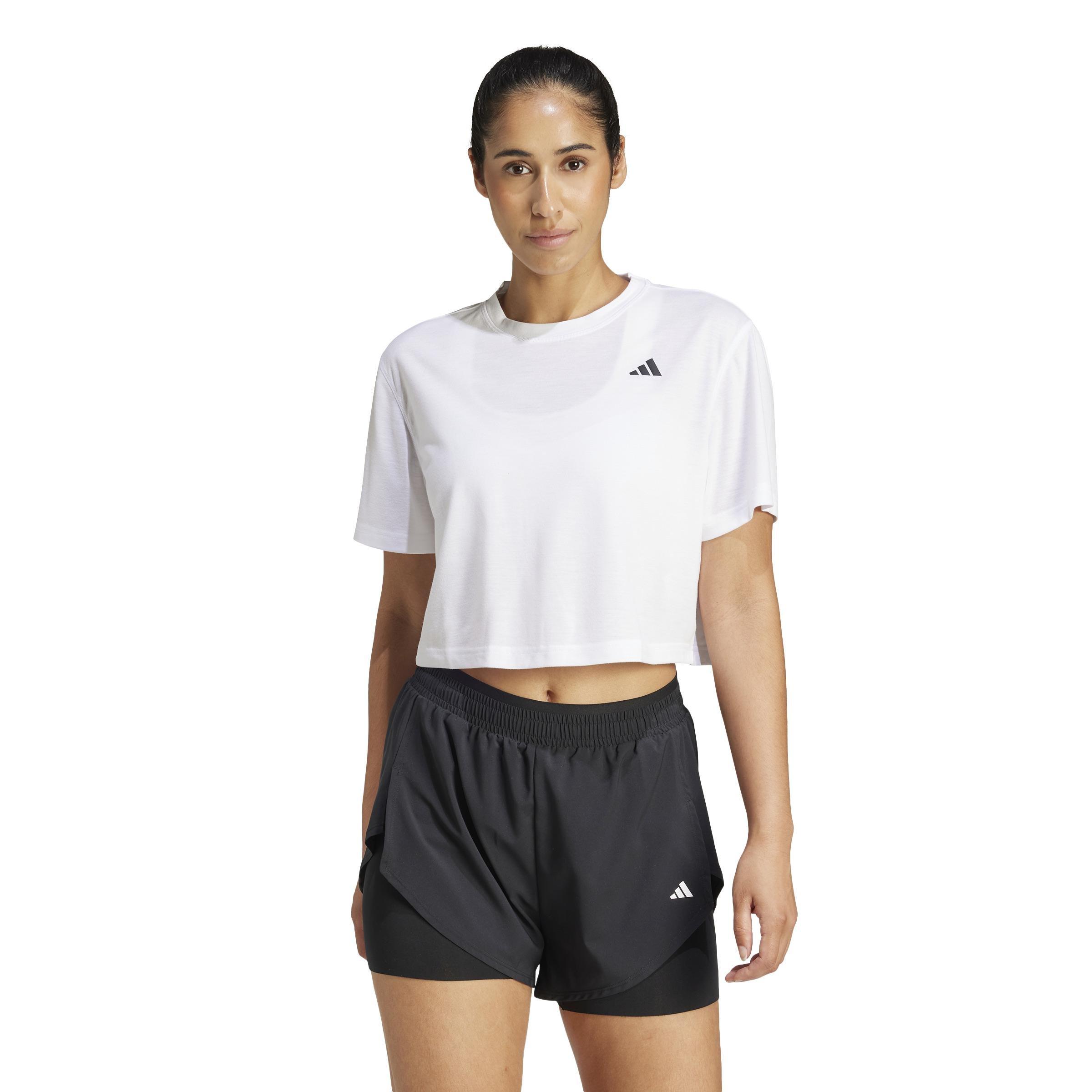 Train Essentials Boxy Workout T-Shirt, White, , large image number 11