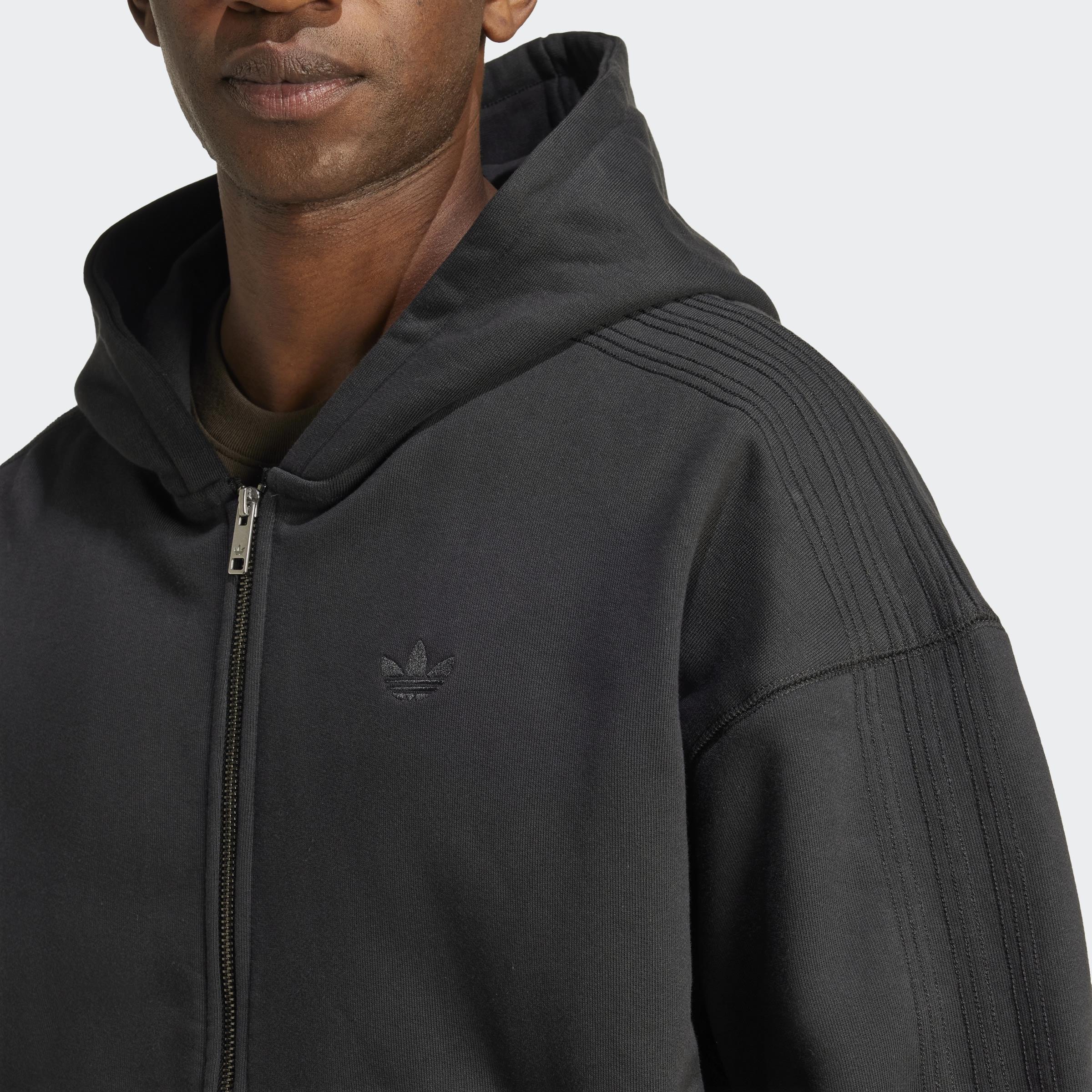 Premium Essentials Full-Zip Hoodie, Black, A701_ONE, large image number 3