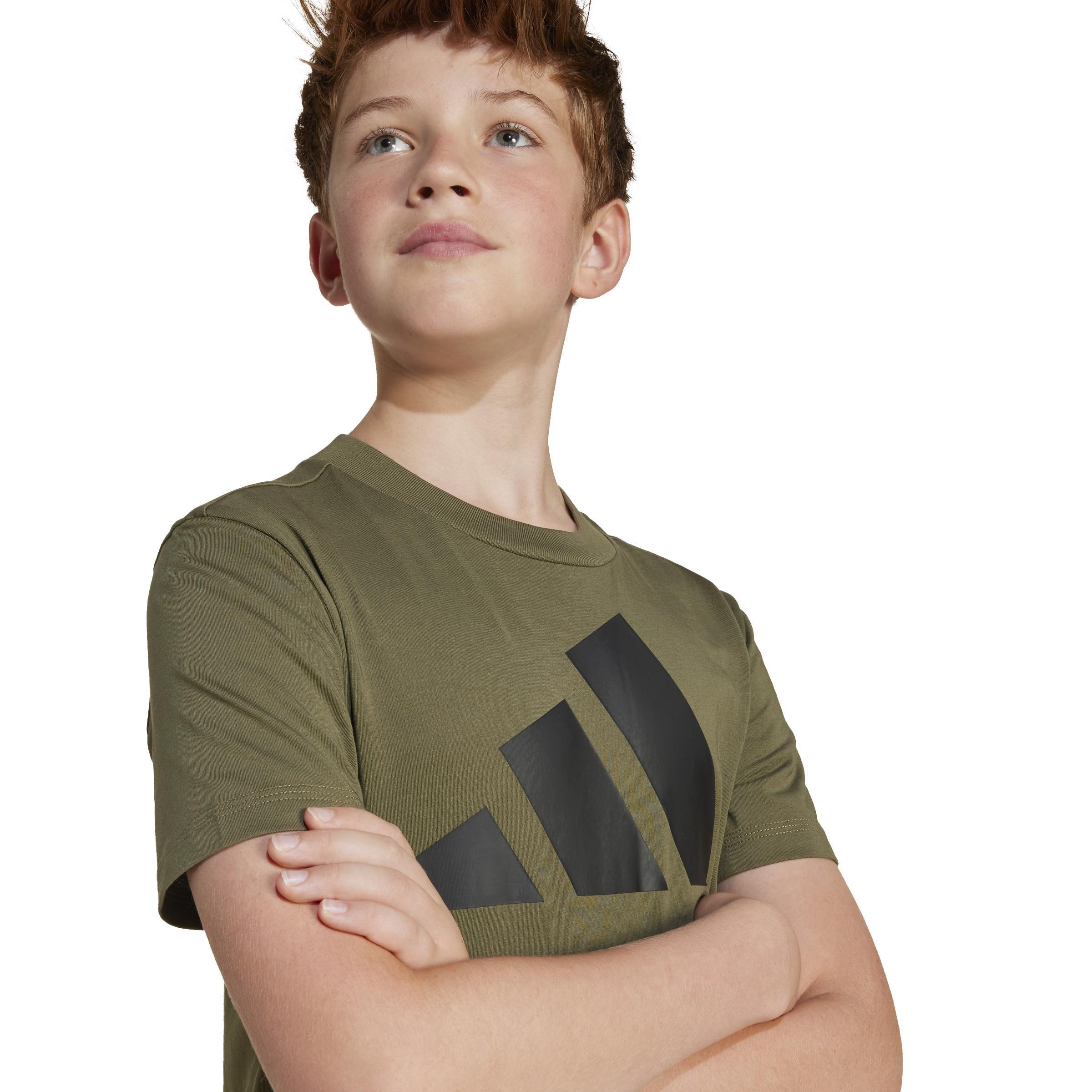 Unisex Kids Essentials T-Shirt, Green, , large image number 3