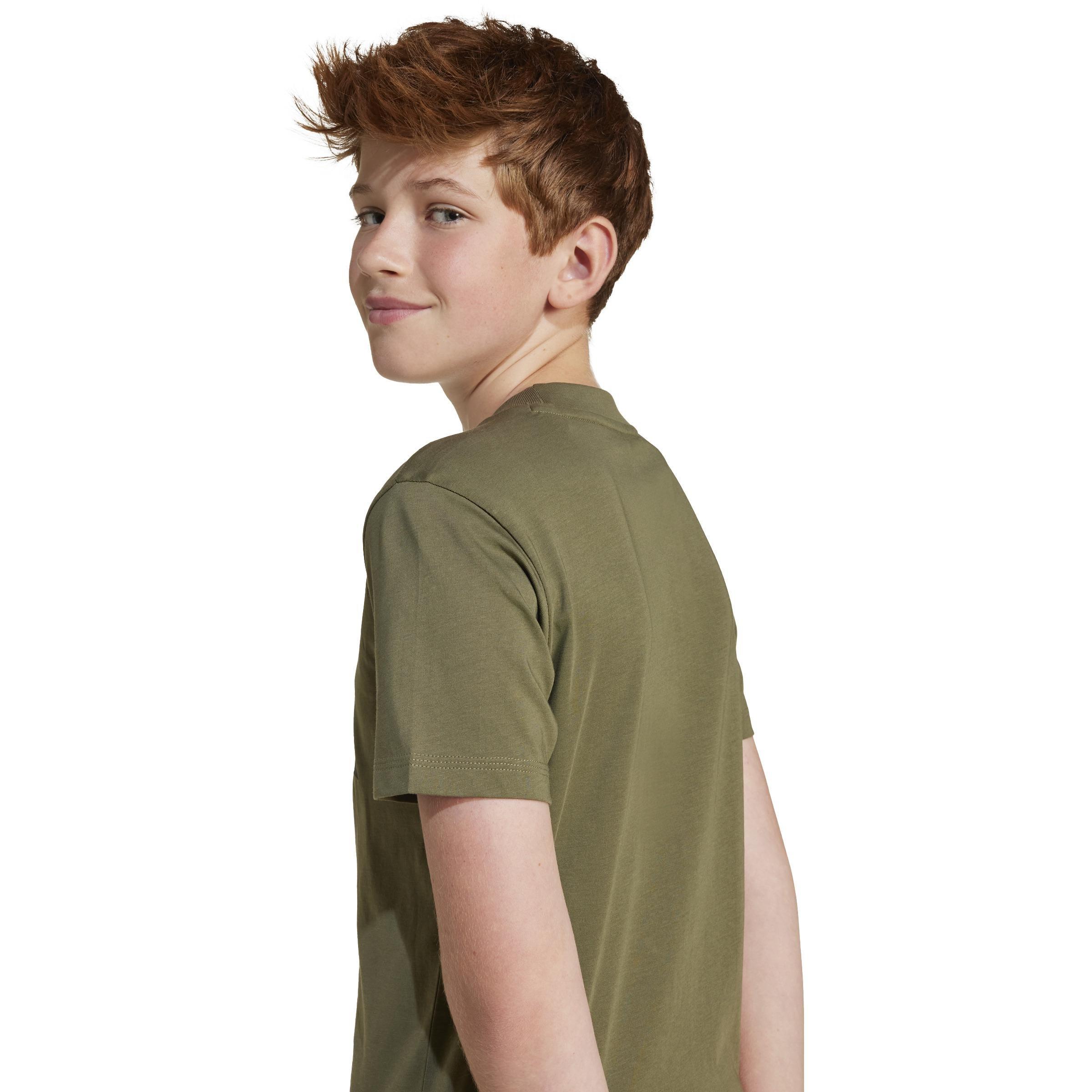 Unisex Kids Essentials T-Shirt, Green, , large image number 4