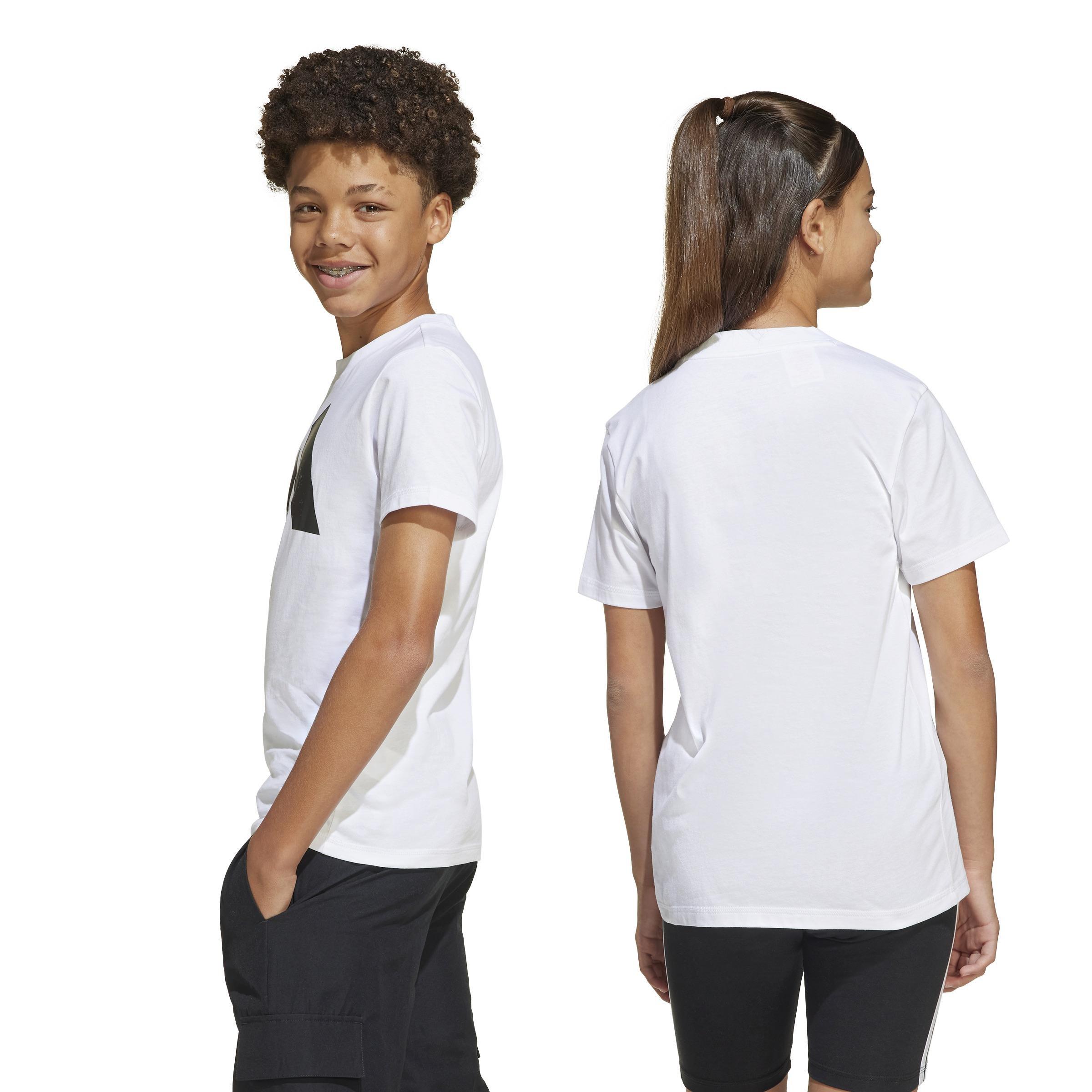 Unisex Essentials T-Shirt Kids, White, A701_ONE, large image number 3