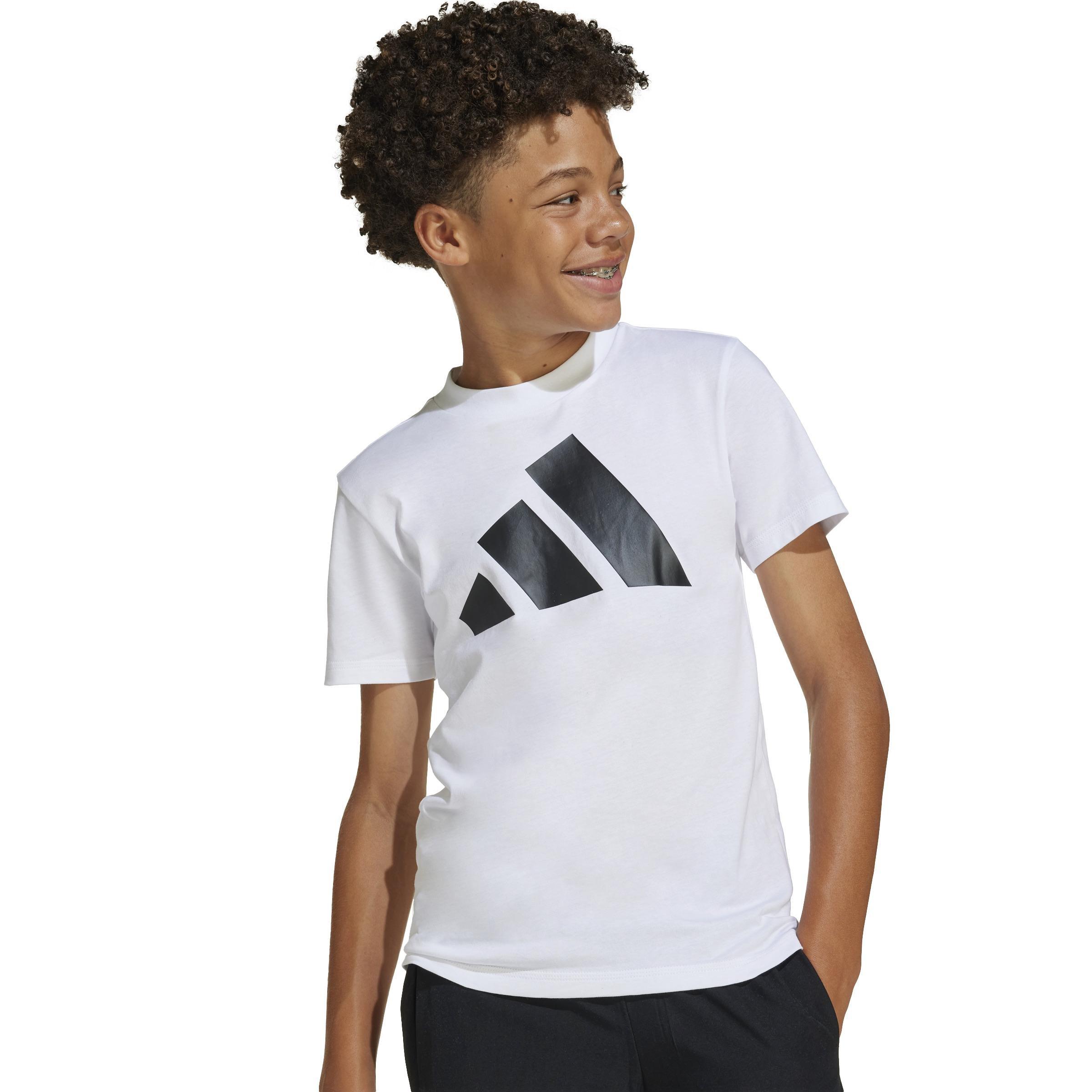 Unisex Essentials T-Shirt Kids, White, A701_ONE, large image number 4