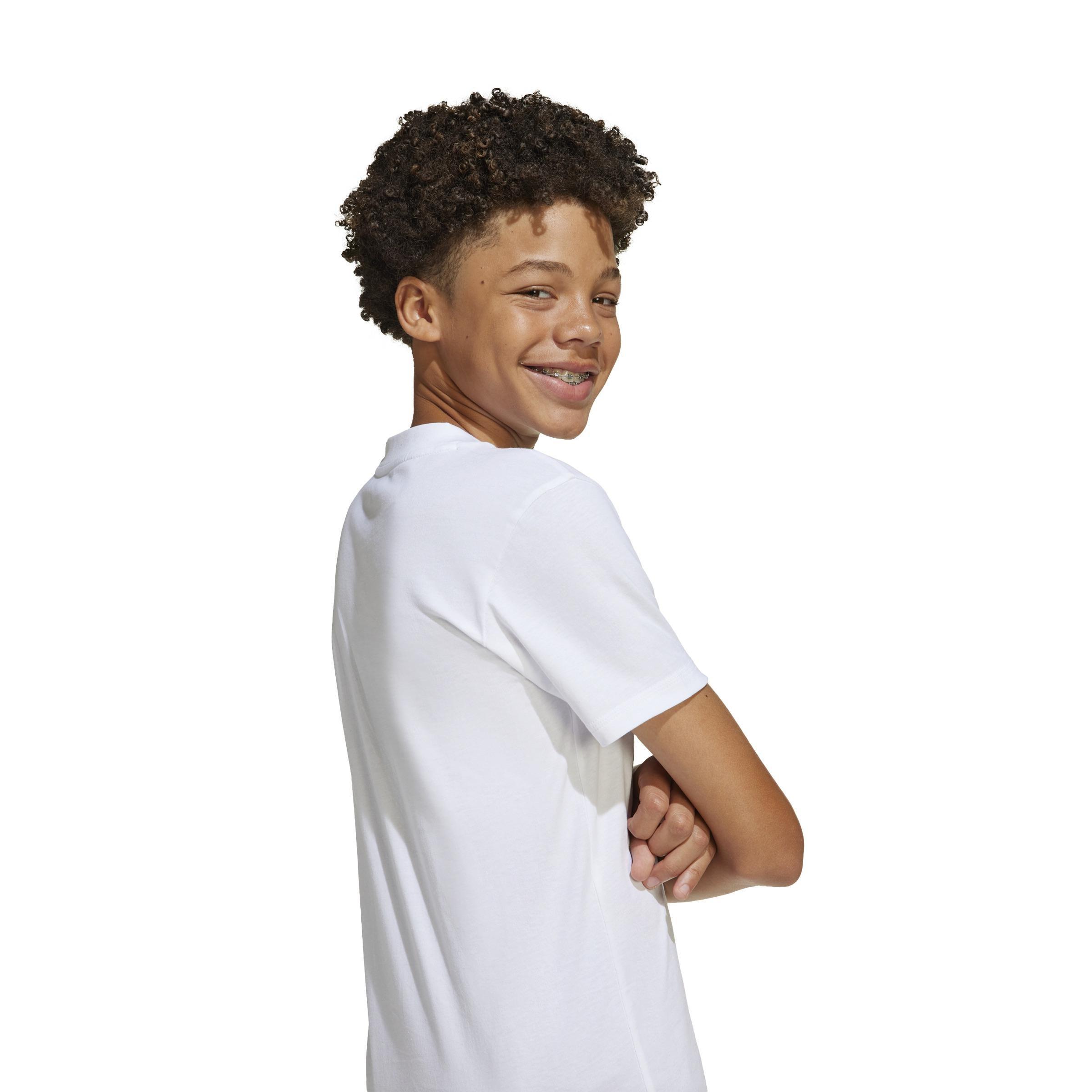 Unisex Essentials T-Shirt Kids, White, A701_ONE, large image number 5