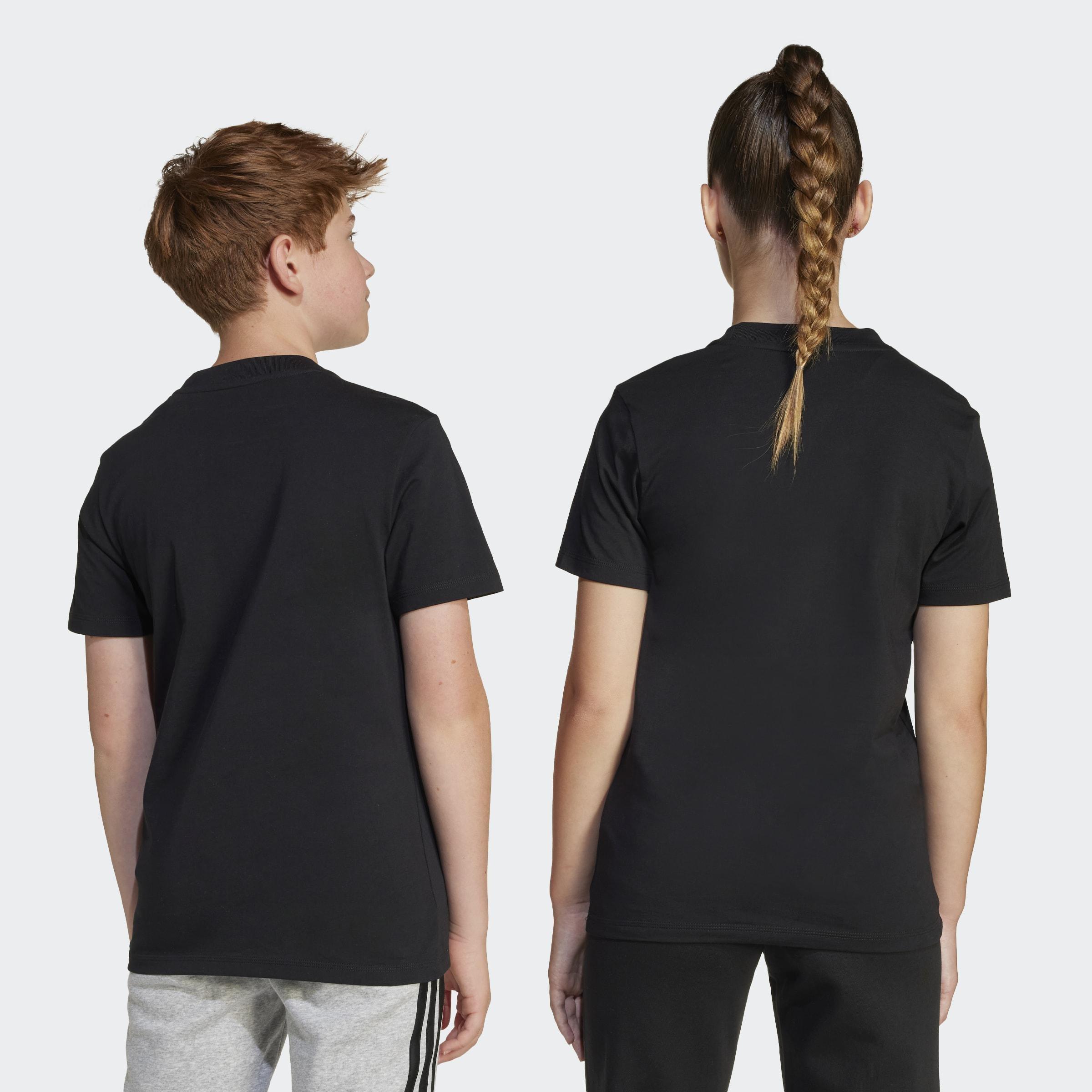 Kids Unisex Essentials T-Shirt, Black, A701_ONE, large image number 2