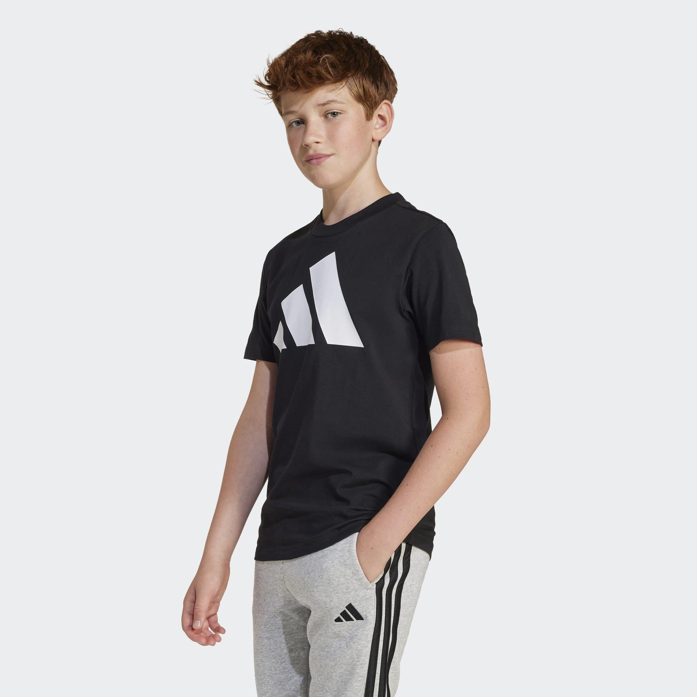 Kids Unisex Essentials T-Shirt, Black, A701_ONE, large image number 6