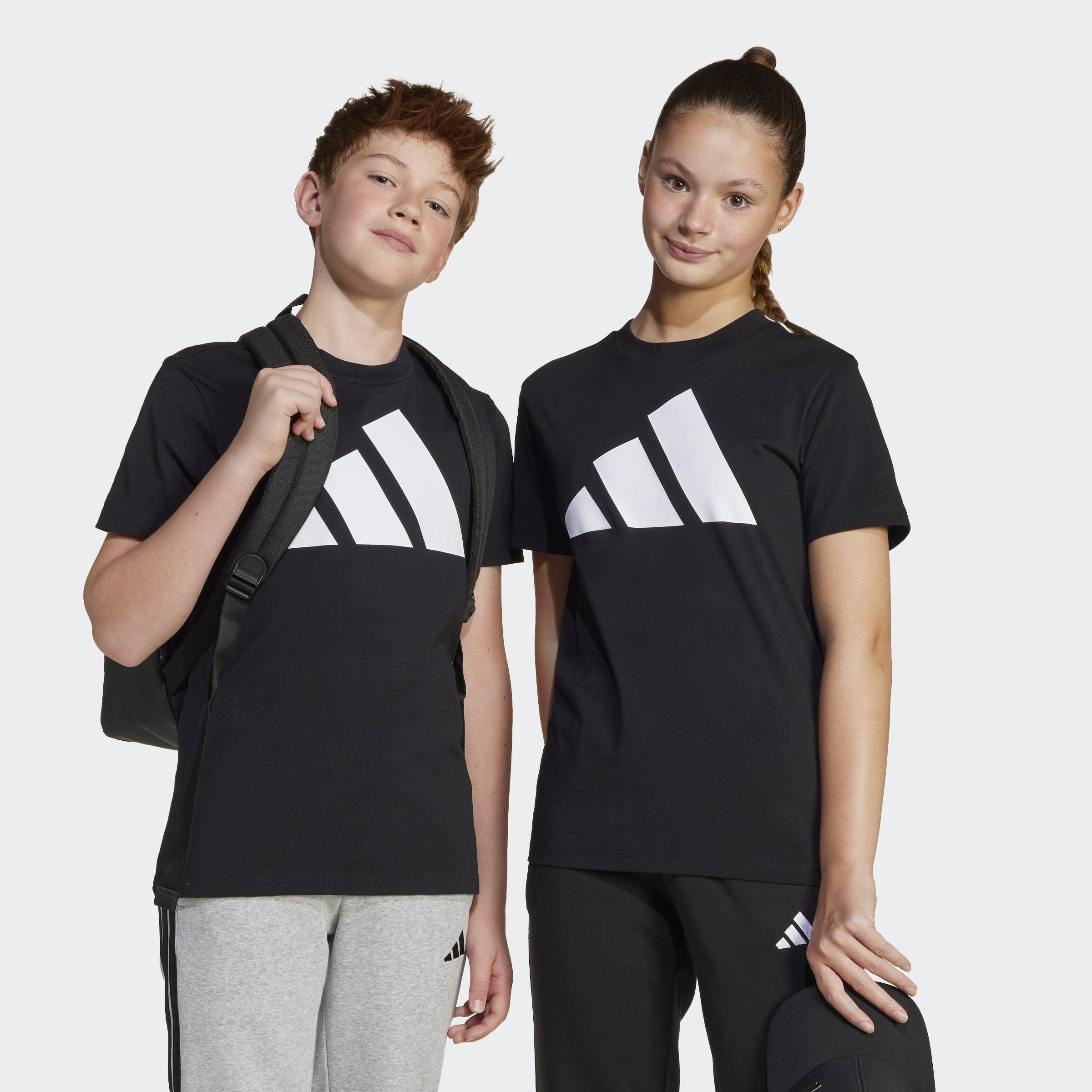 Kids Unisex Essentials T-Shirt, Black, A701_ONE, large image number 7