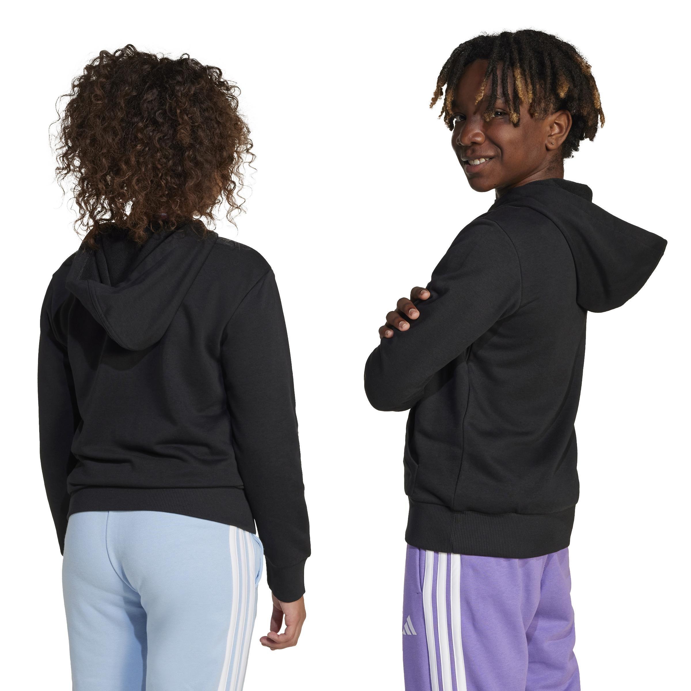 Unisex Kids Essentials Hoodie, Black, , large image number 1