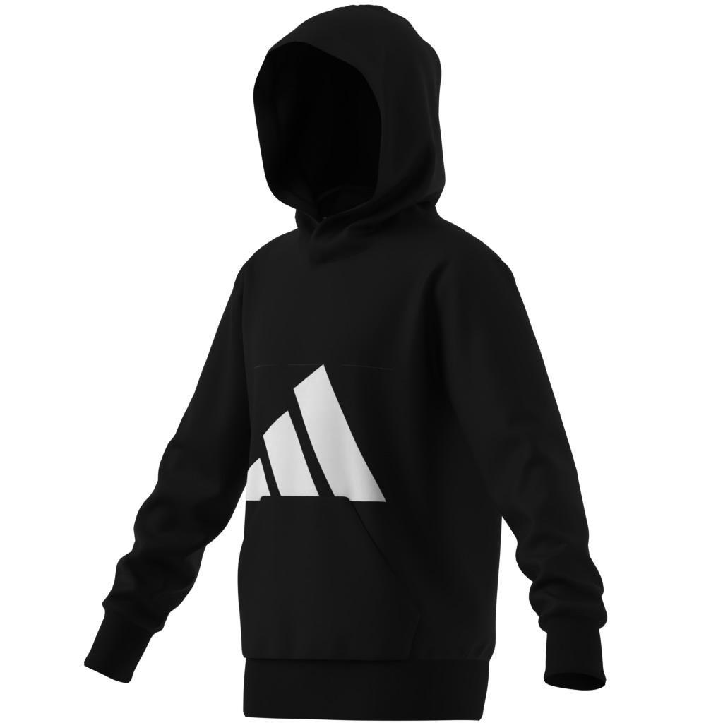 Unisex Essentials Hoodie Kids, Black, A701_ONE, large image number 5