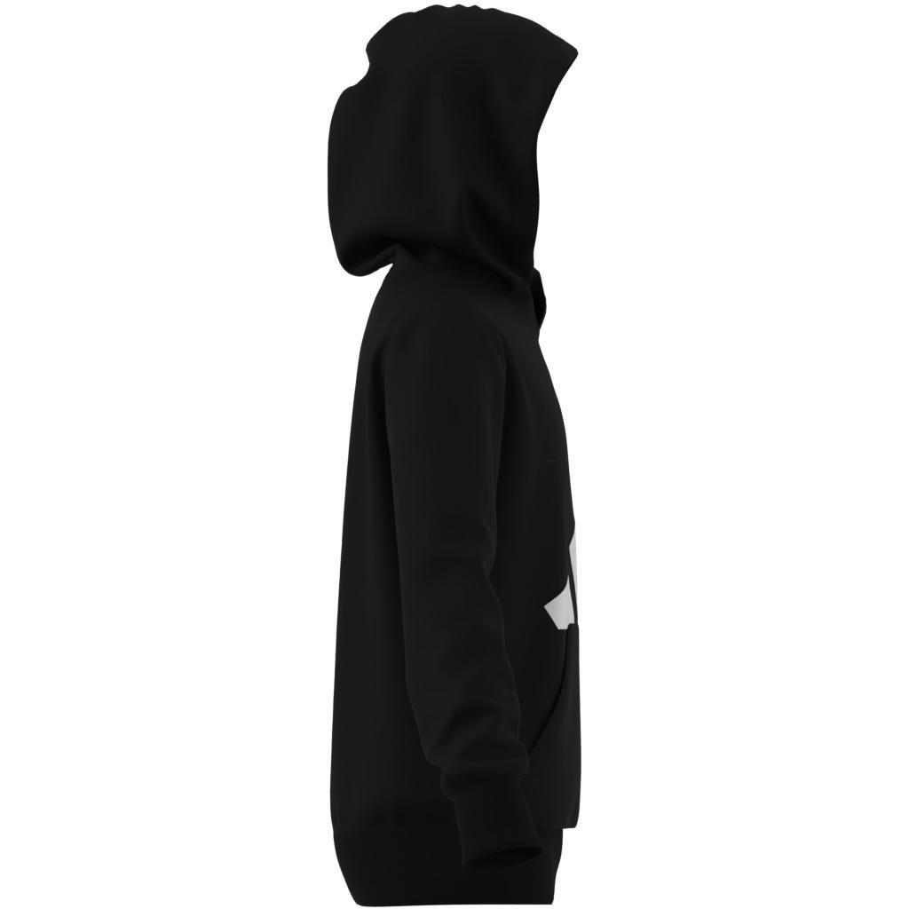 Unisex Essentials Hoodie Kids, Black, A701_ONE, large image number 6