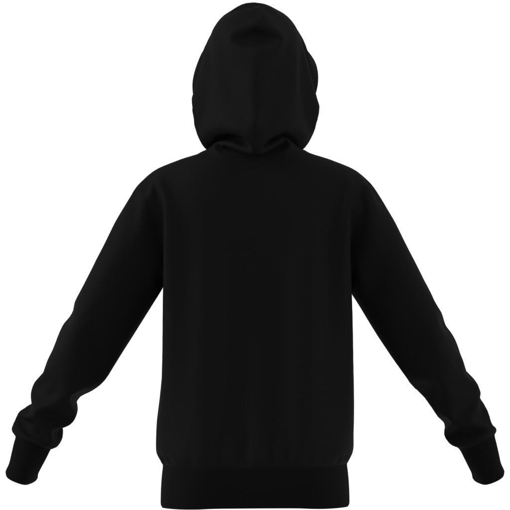 Unisex Essentials Hoodie Kids, Black, A701_ONE, large image number 7