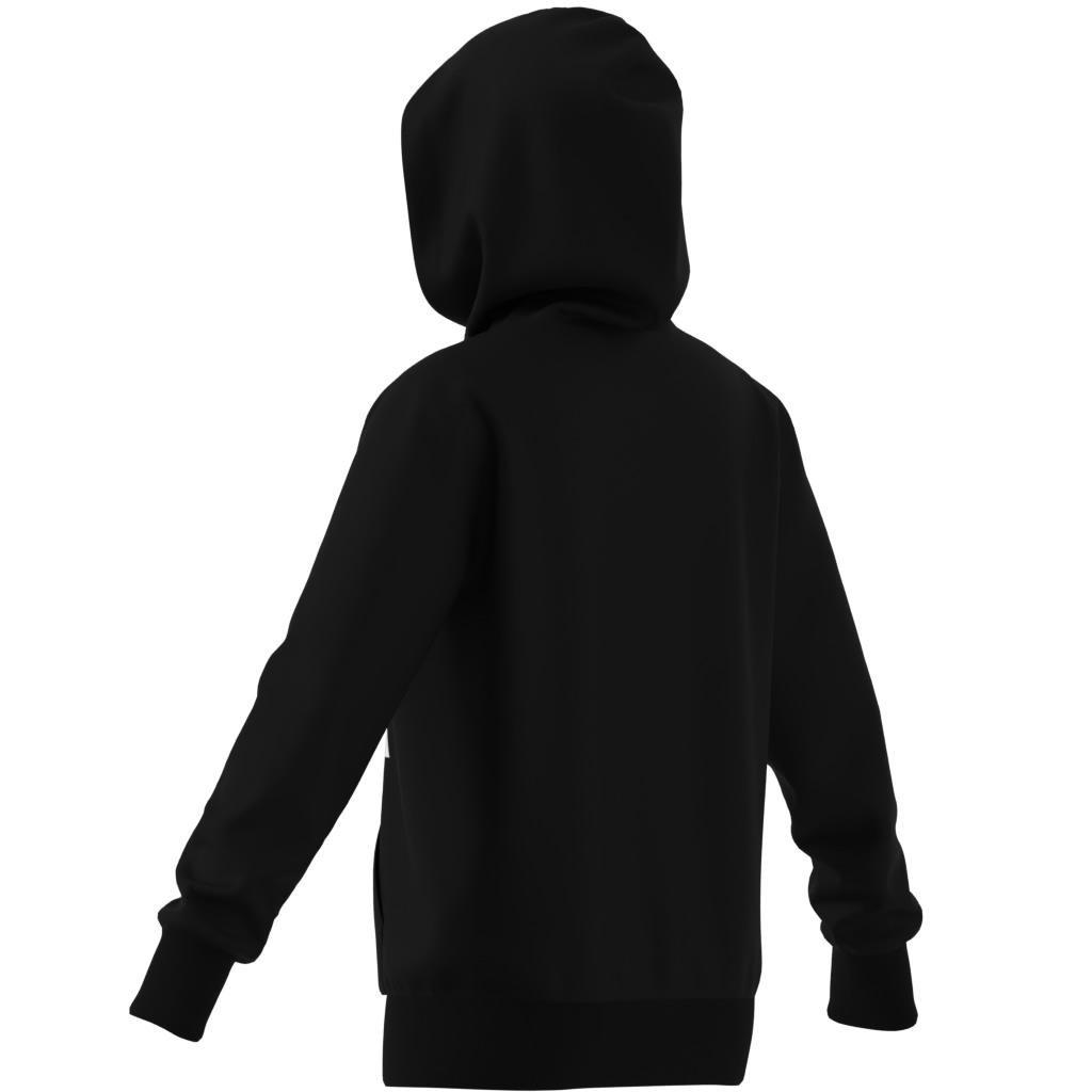 Unisex Essentials Hoodie Kids, Black, A701_ONE, large image number 9