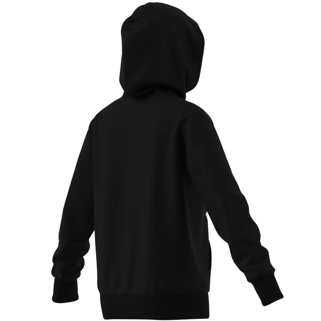 Unisex Essentials Hoodie Kids, Black, A701_ONE, large image number 10