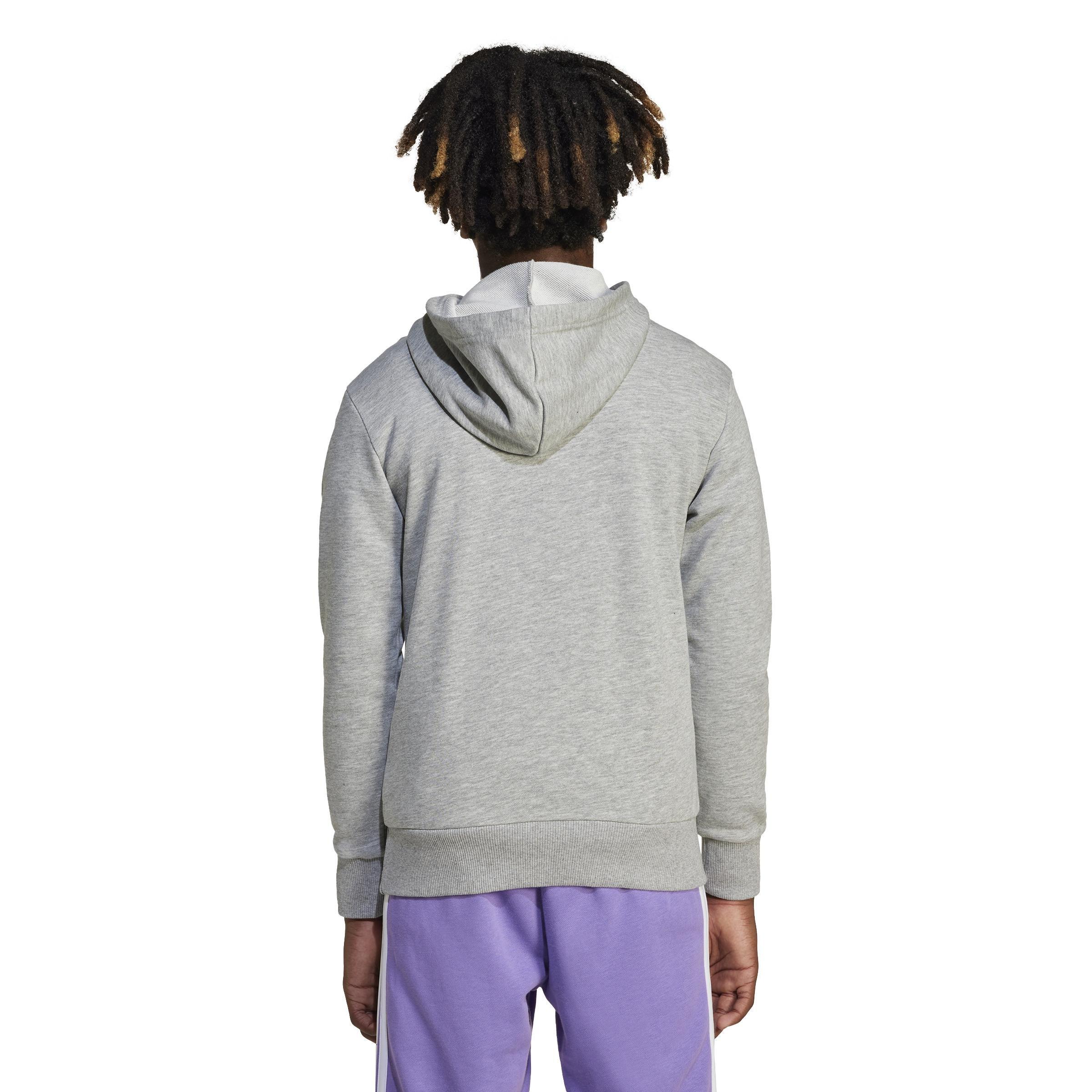 Unisex Kids Essentials Hoodie, Grey, , large image number 1