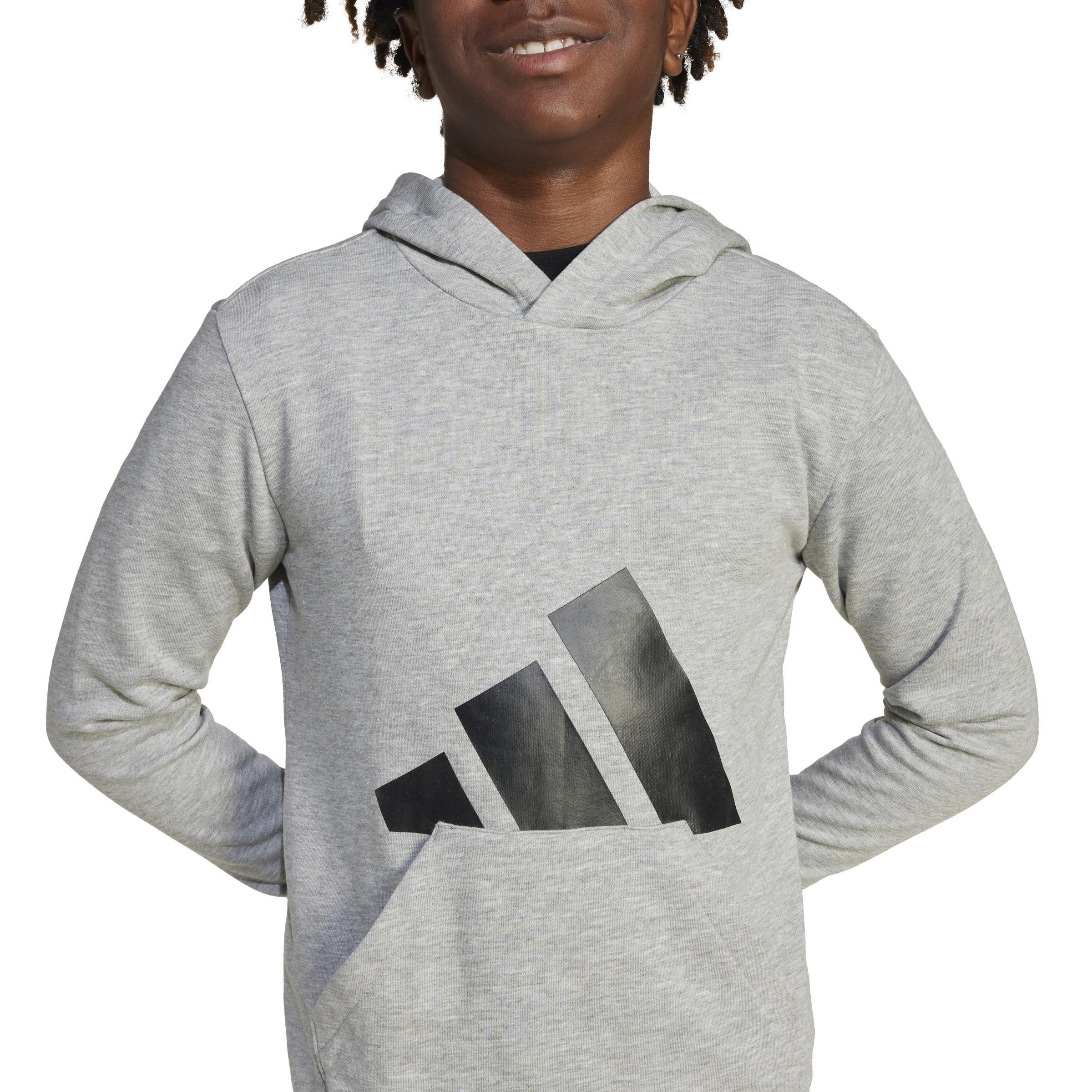 Unisex Kids Essentials Hoodie, Grey, , large image number 4