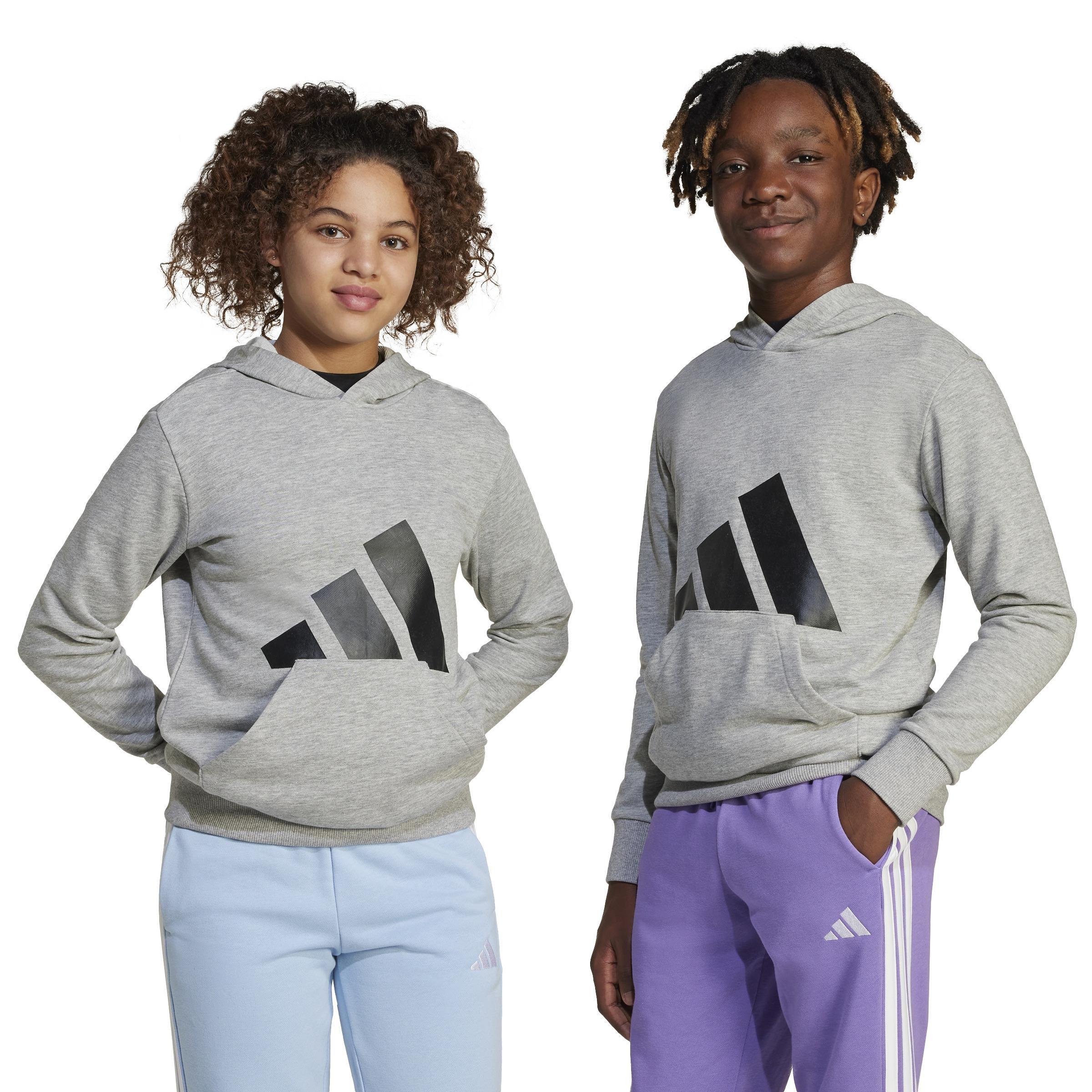 Unisex Kids Essentials Hoodie, Grey, , large image number 11