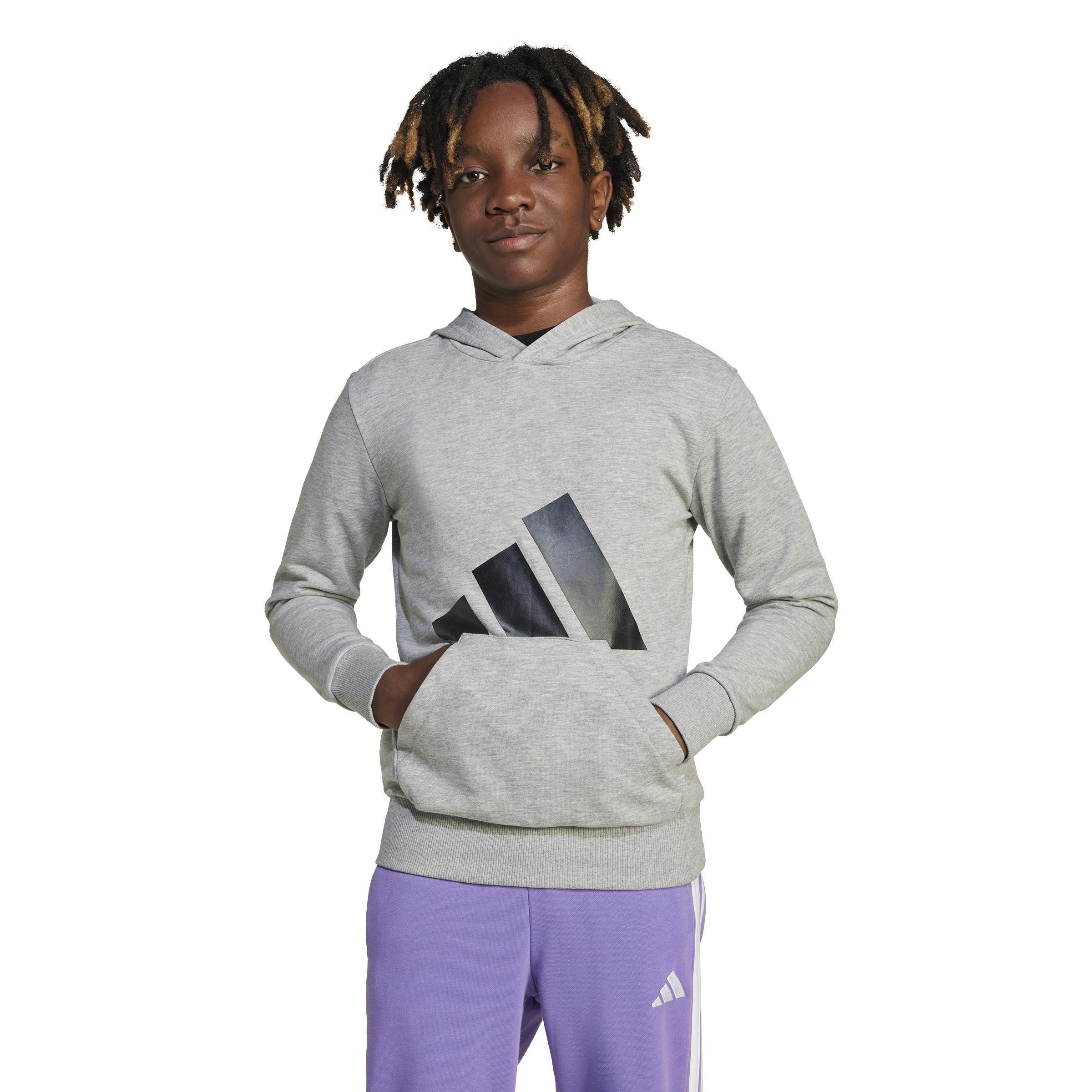 Unisex Kids Essentials Hoodie, Grey, , large image number 13