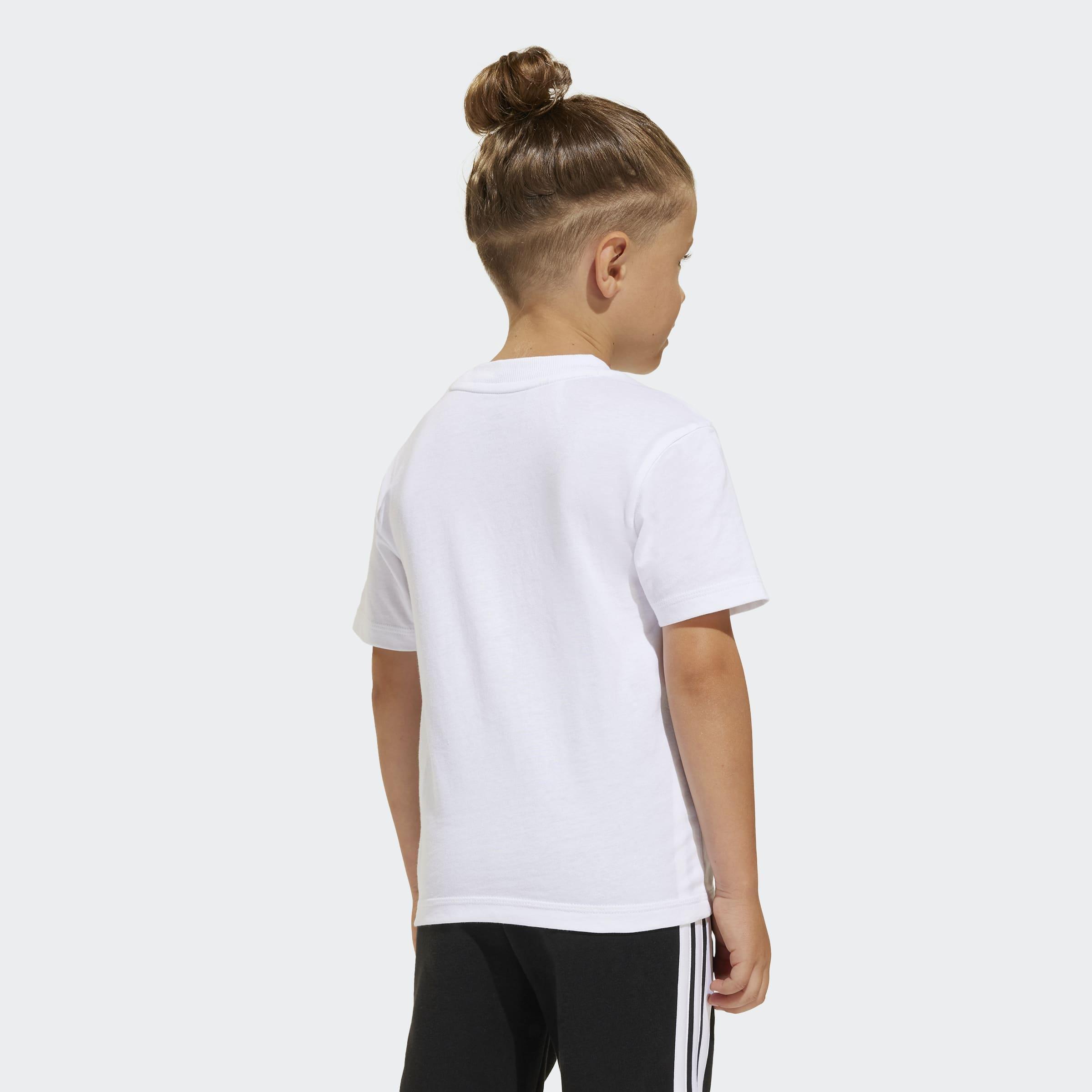 Kids Unisex Essentials T-Shirt, White, A701_ONE, large image number 2