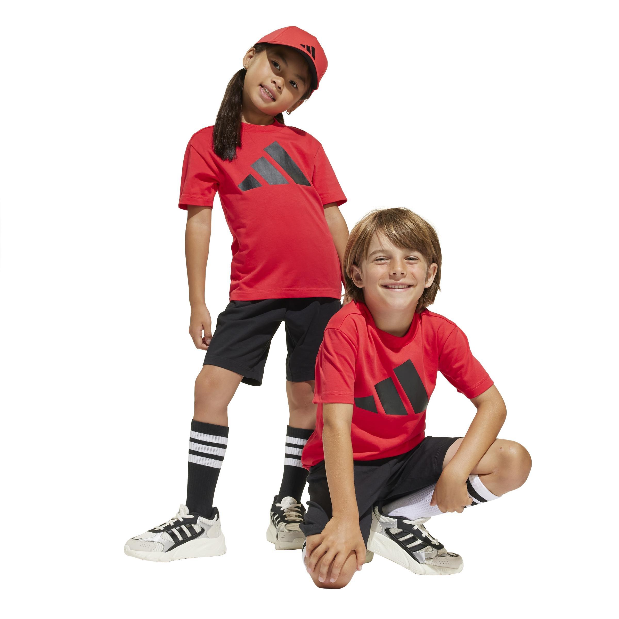 Unisex Kids Essentials Tee Set, Red, A701_ONE, large image number 2