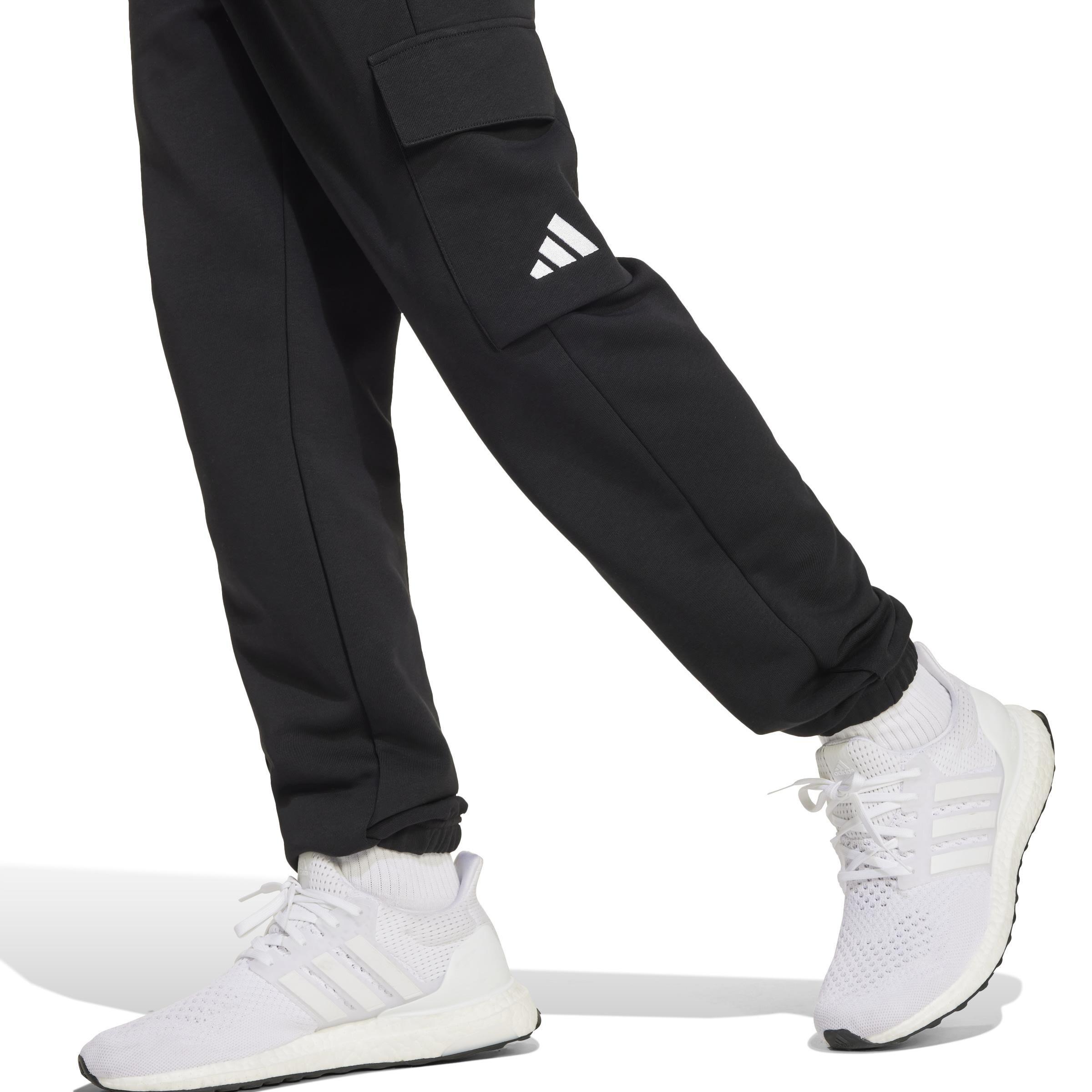 Unisex Essentials Cargo Joggers, Black, , large image number 3