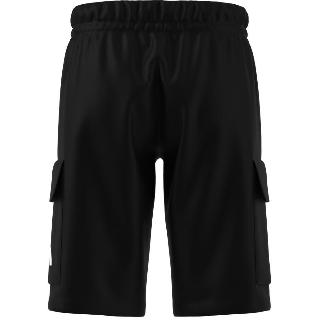 Unisex Kids Essentials Cargo Shorts, Black, , large image number 5