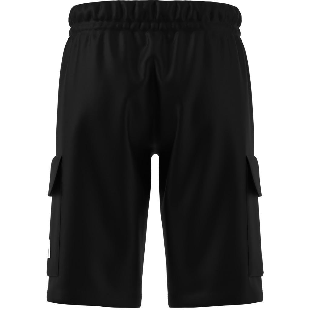 Unisex Essentials Cargo Shorts Kids, Black, A701_ONE, large image number 5