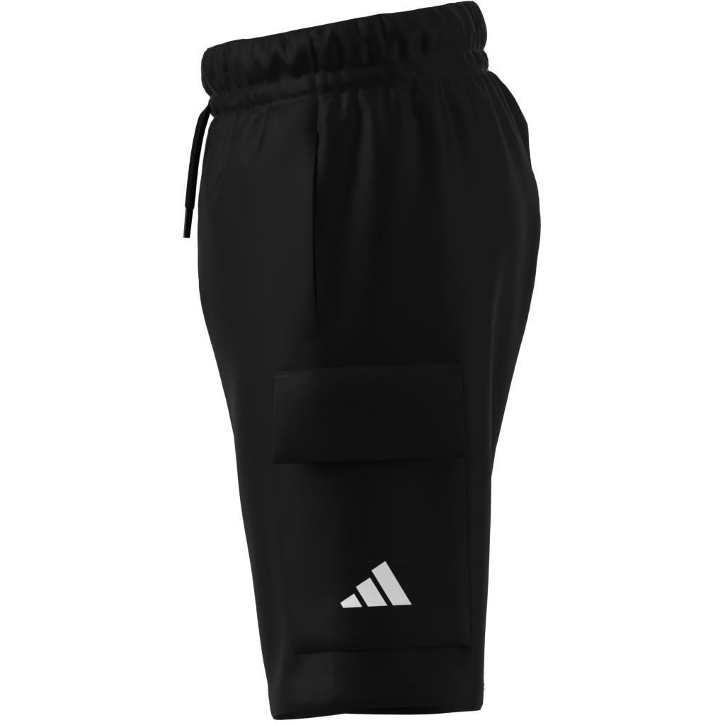 Unisex Kids Essentials Cargo Shorts, Black, , large image number 7