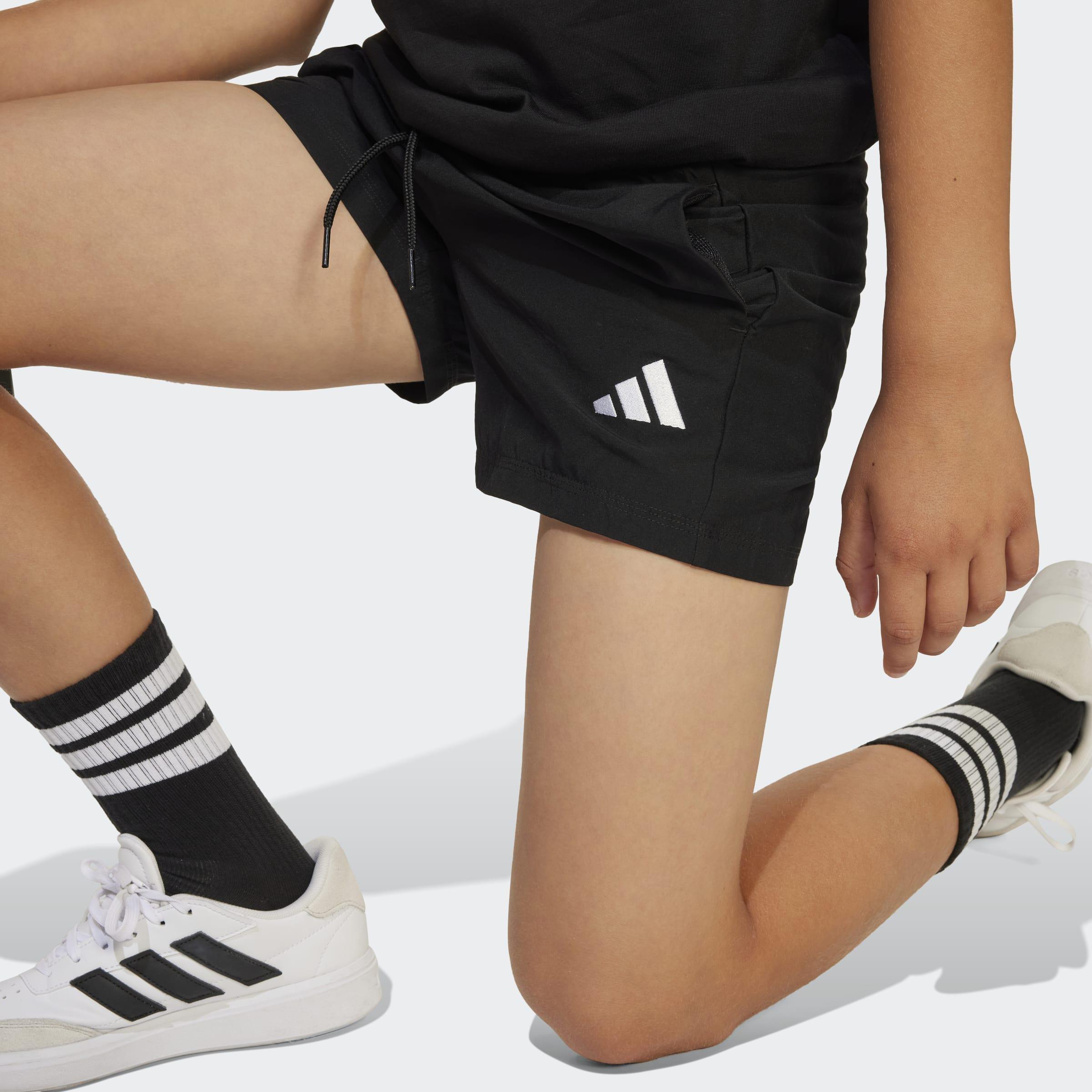 Kids Unisex Essentials Climacool Shorts, Black, , large image number 3