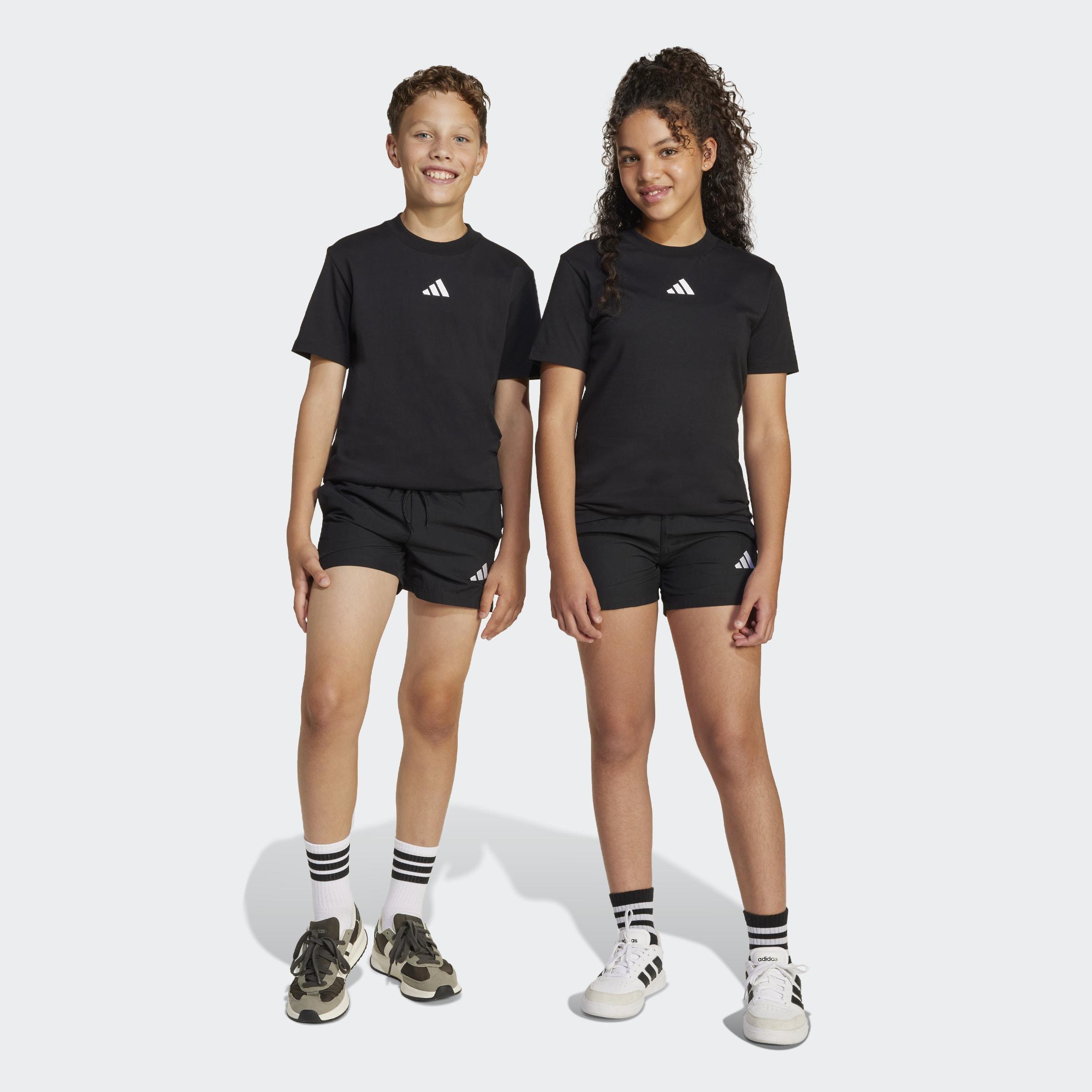 Kids Unisex Essentials Climacool Shorts, Black, , large image number 6