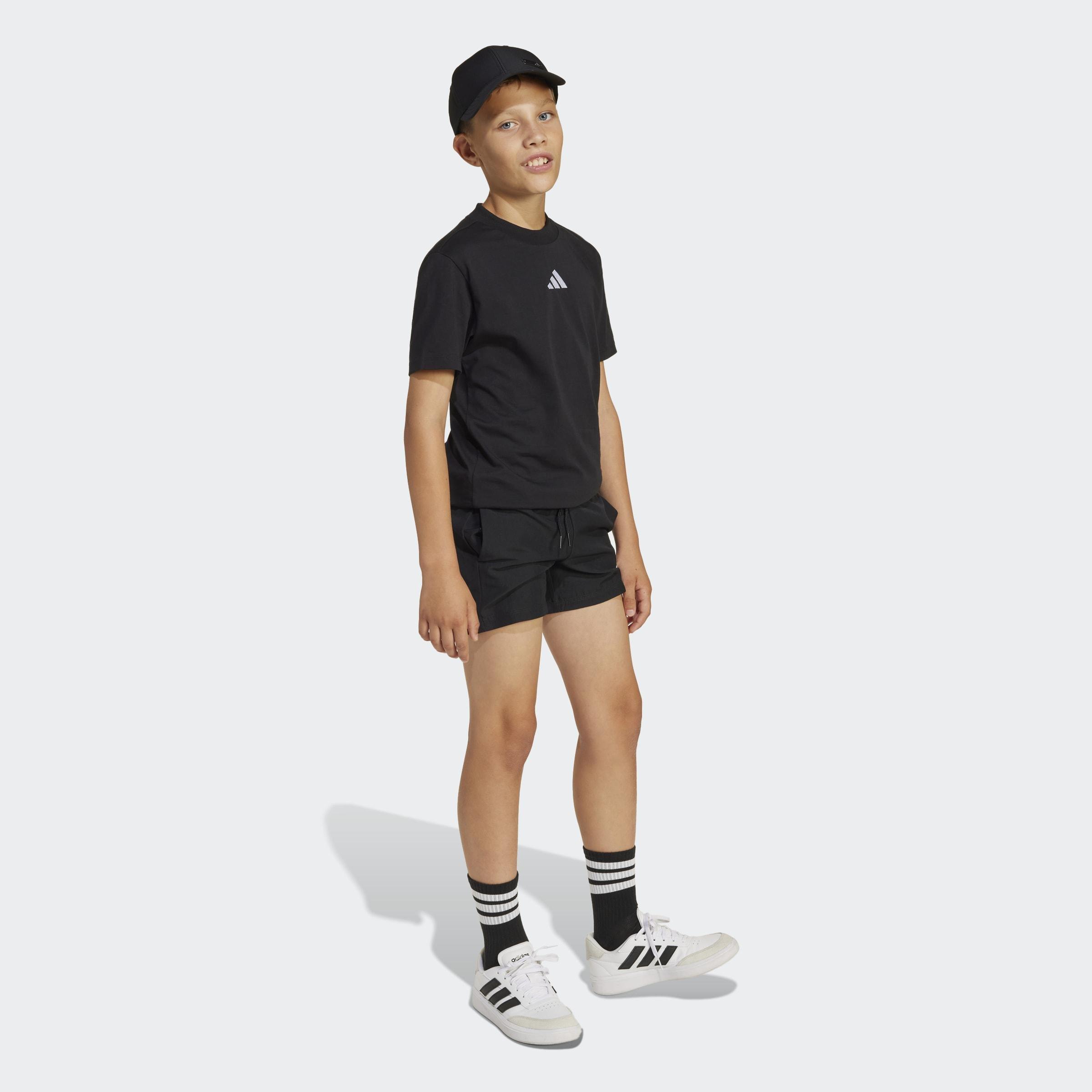 Kids Unisex Essentials Climacool Shorts, Black, , large image number 7