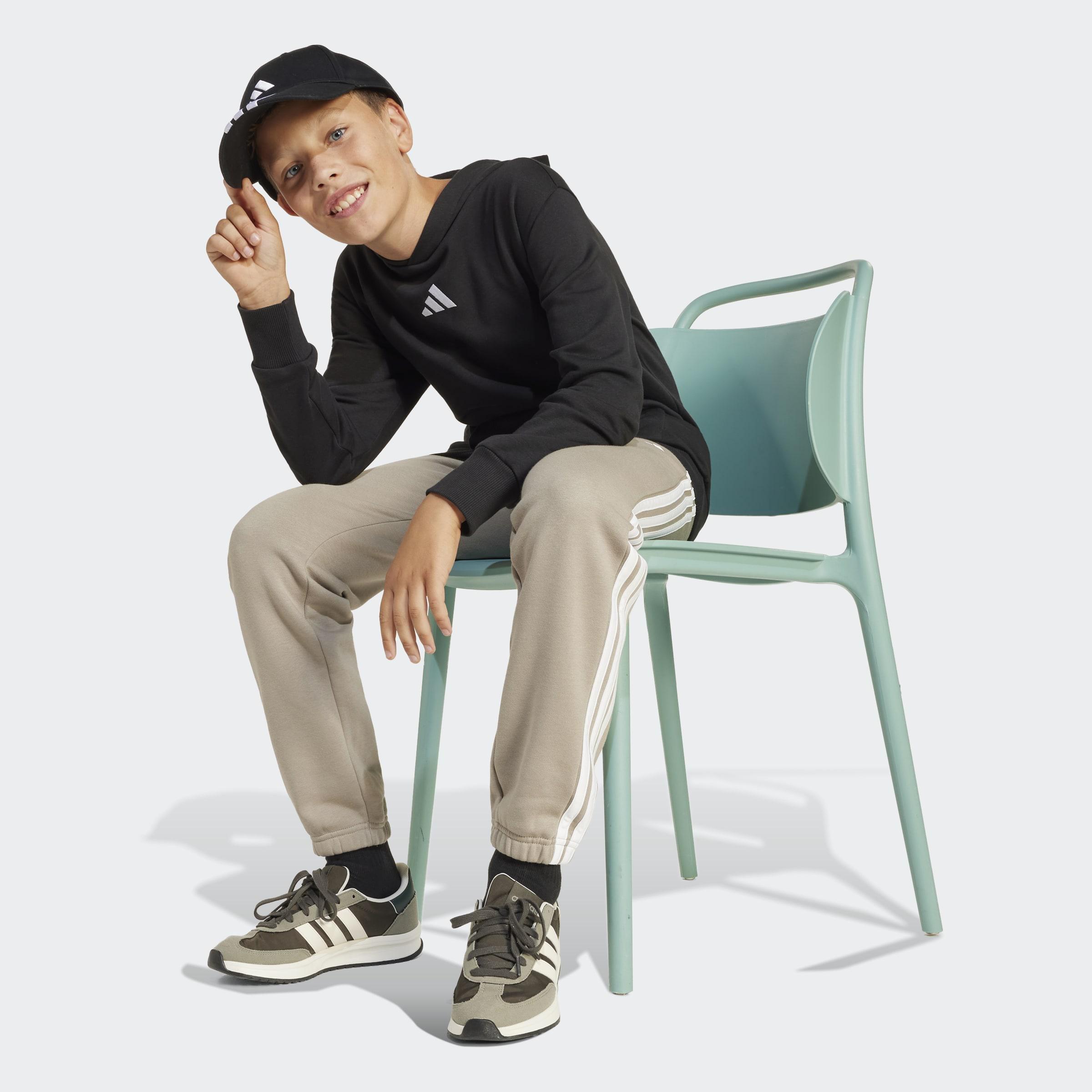 Kids Unisex Essentials Hoodie, Black, A701_ONE, large image number 6