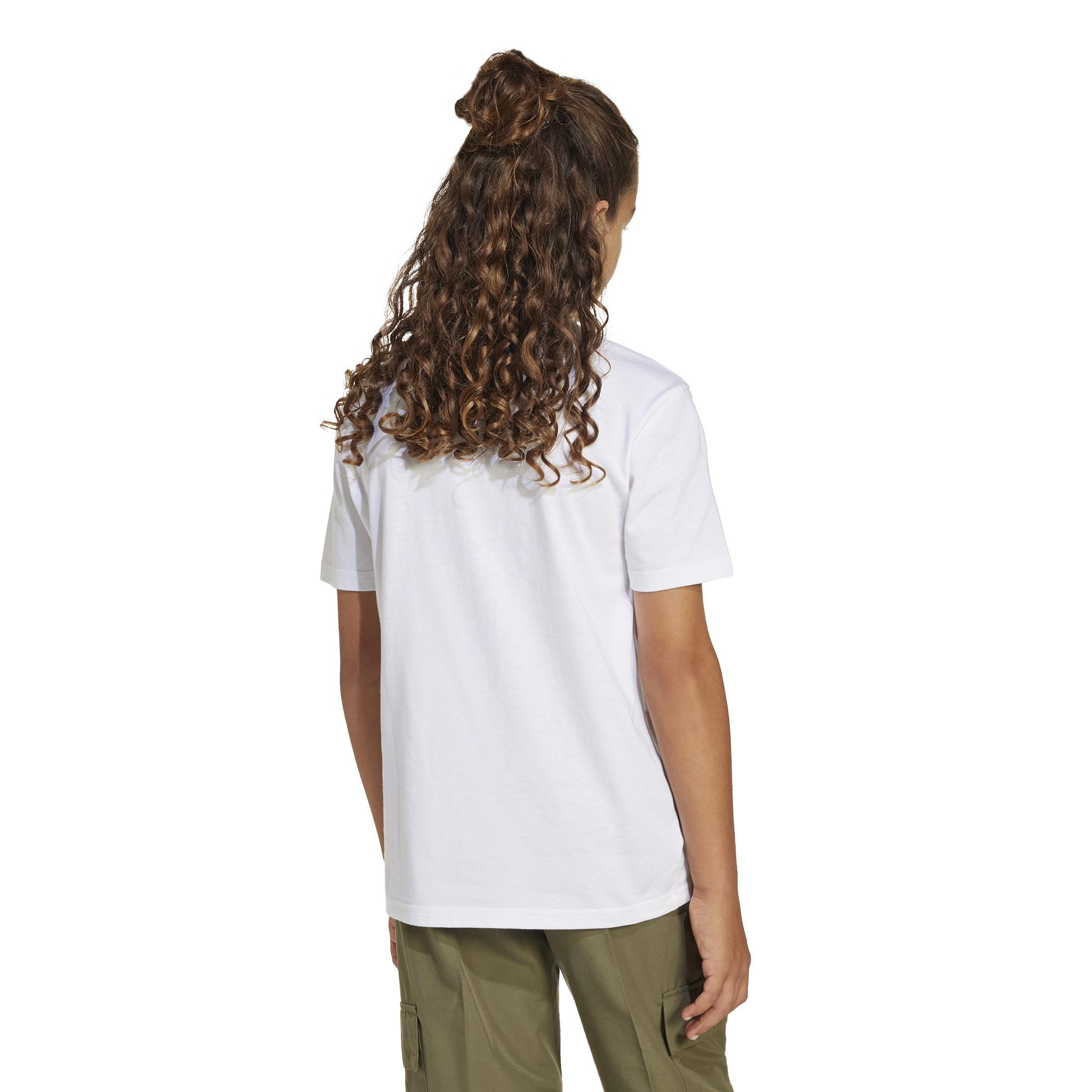 Unisex Kids Essentials T-Shirt, White, , large image number 1