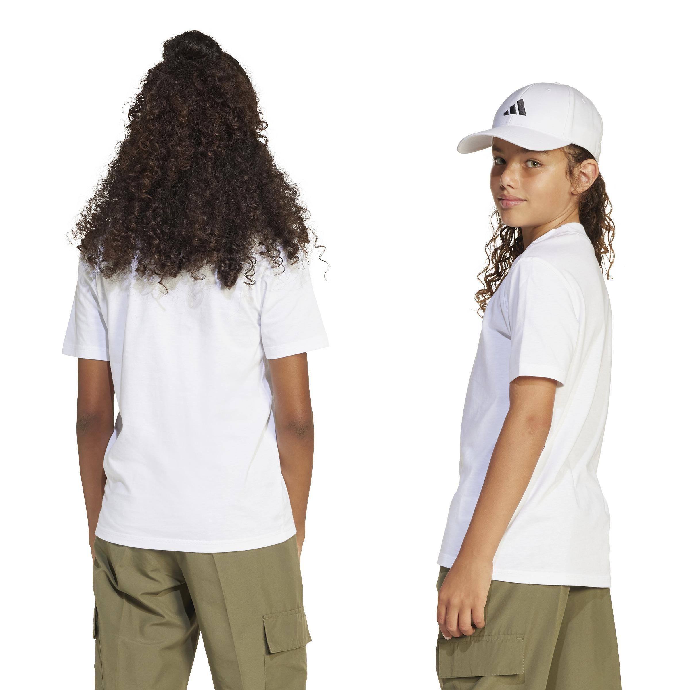 Unisex Kids Essentials T-Shirt, White, , large image number 3