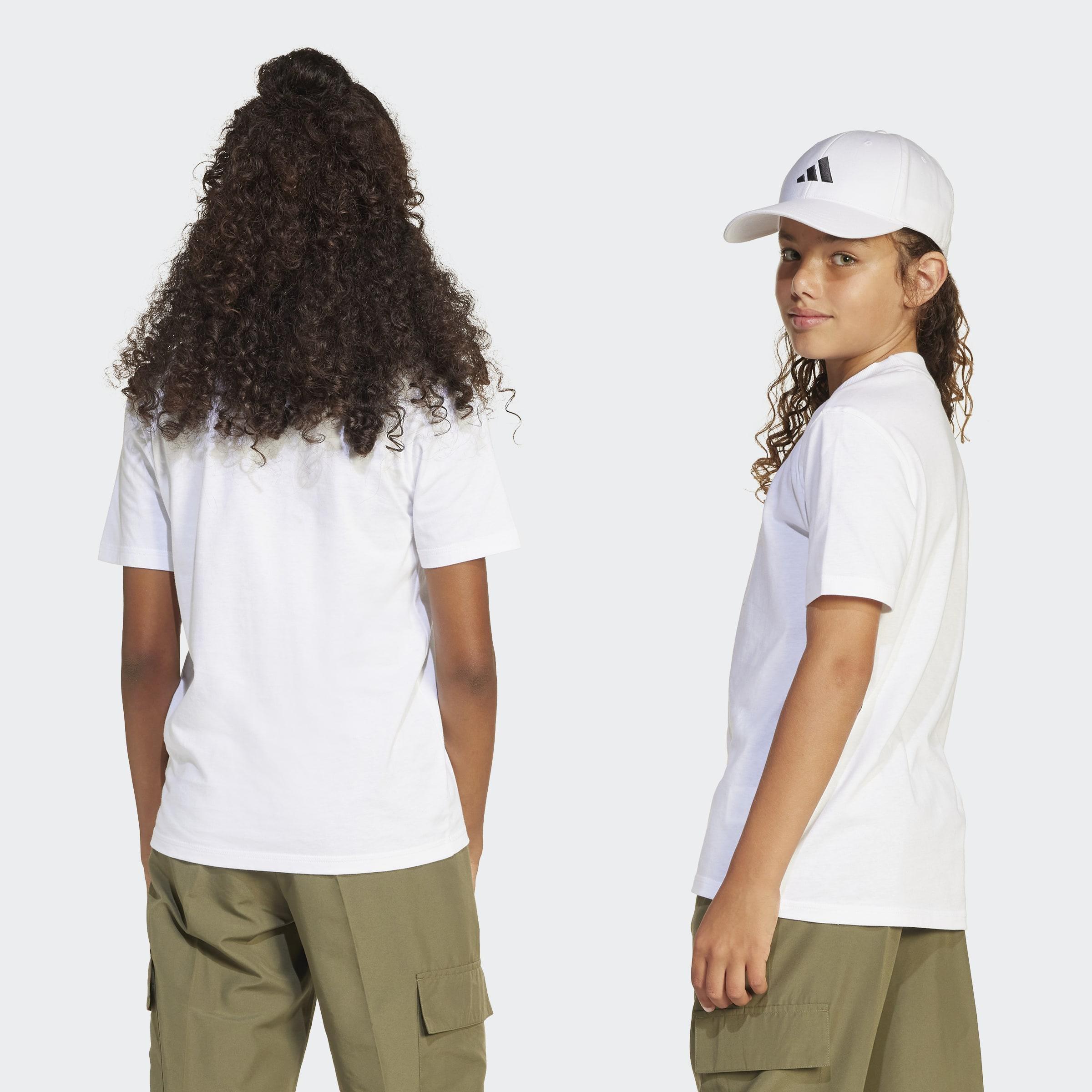Unisex Kids Essentials T-Shirt, White, , large image number 5