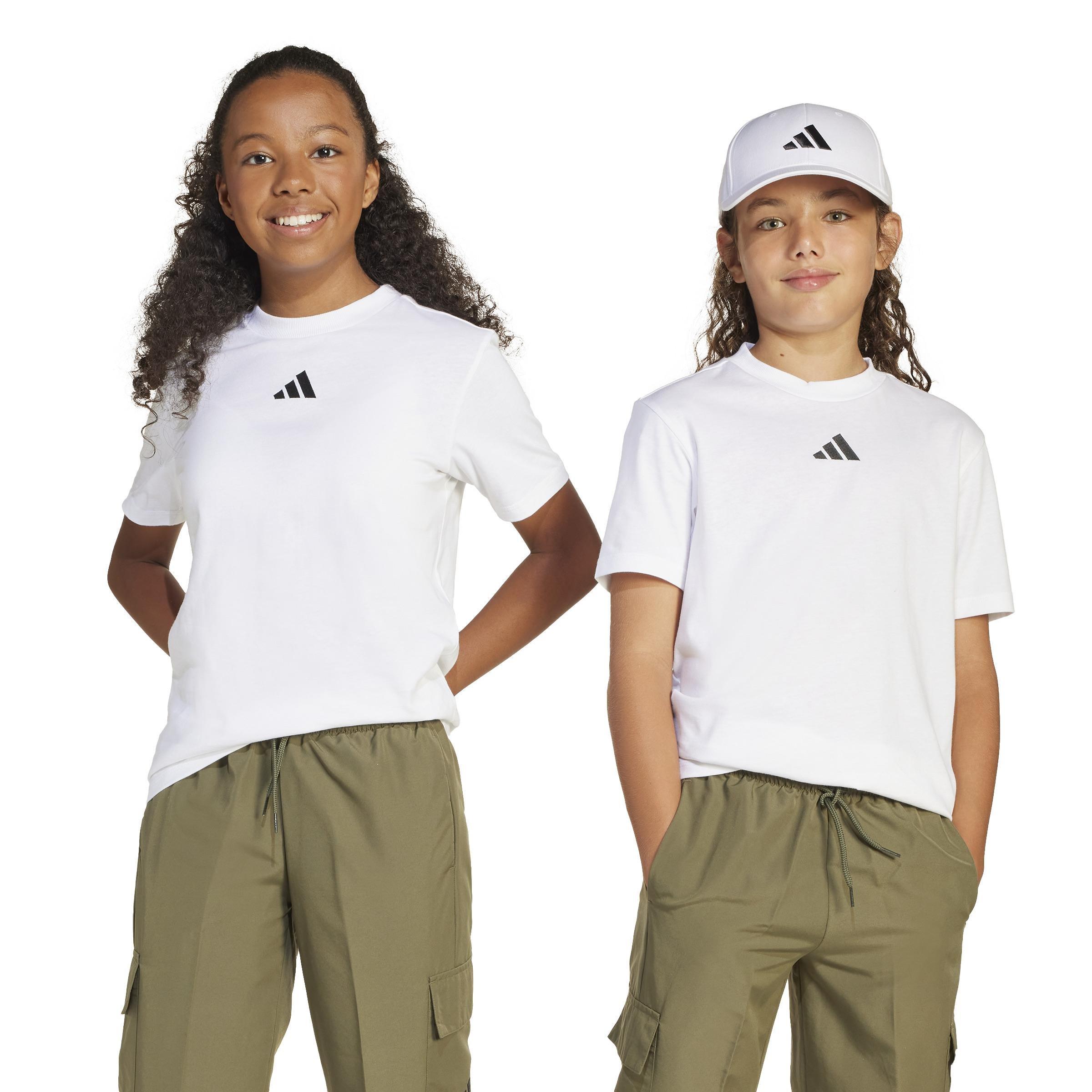 Unisex Kids Essentials T-Shirt, White, , large image number 8