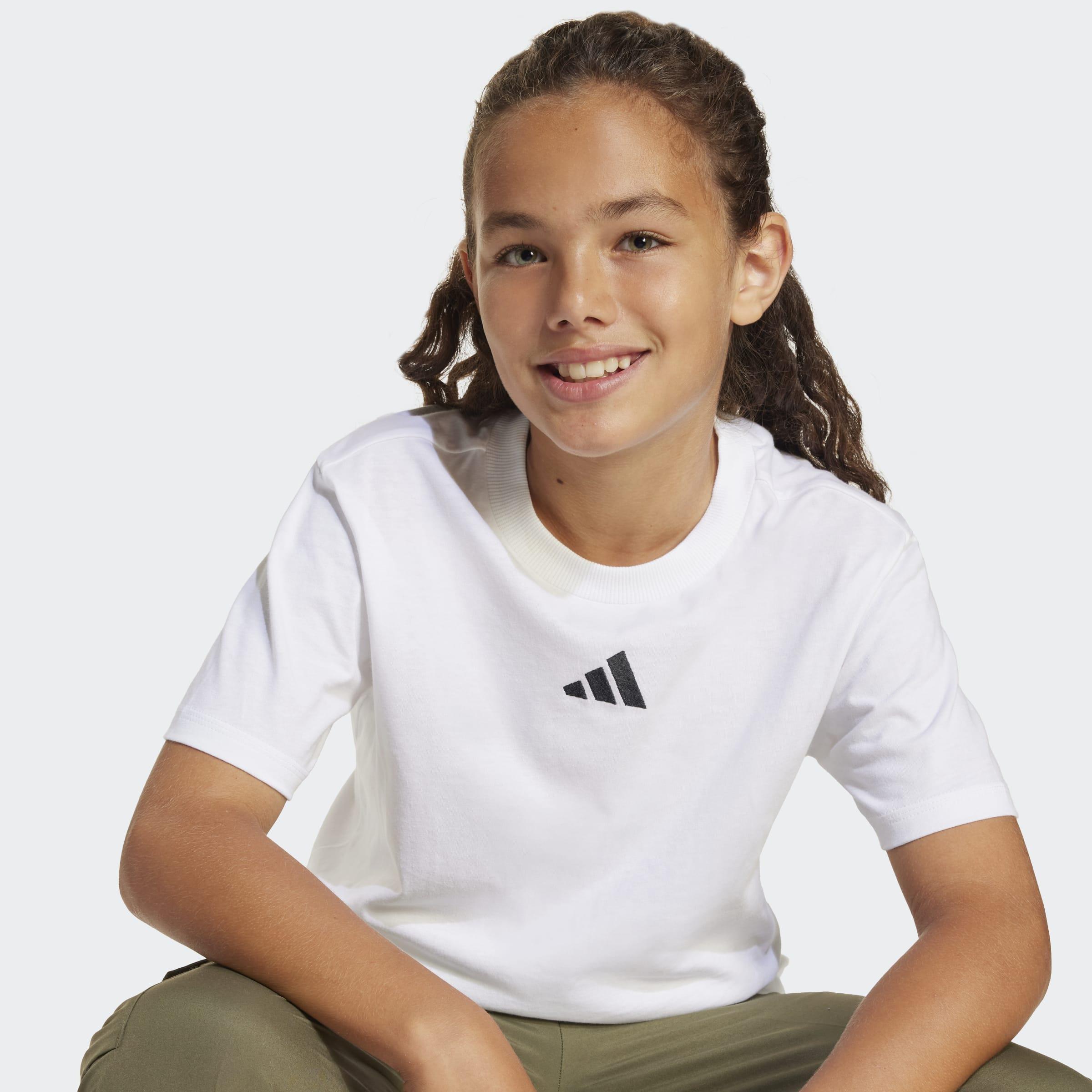 Unisex Kids Essentials T-Shirt, White, , large image number 9