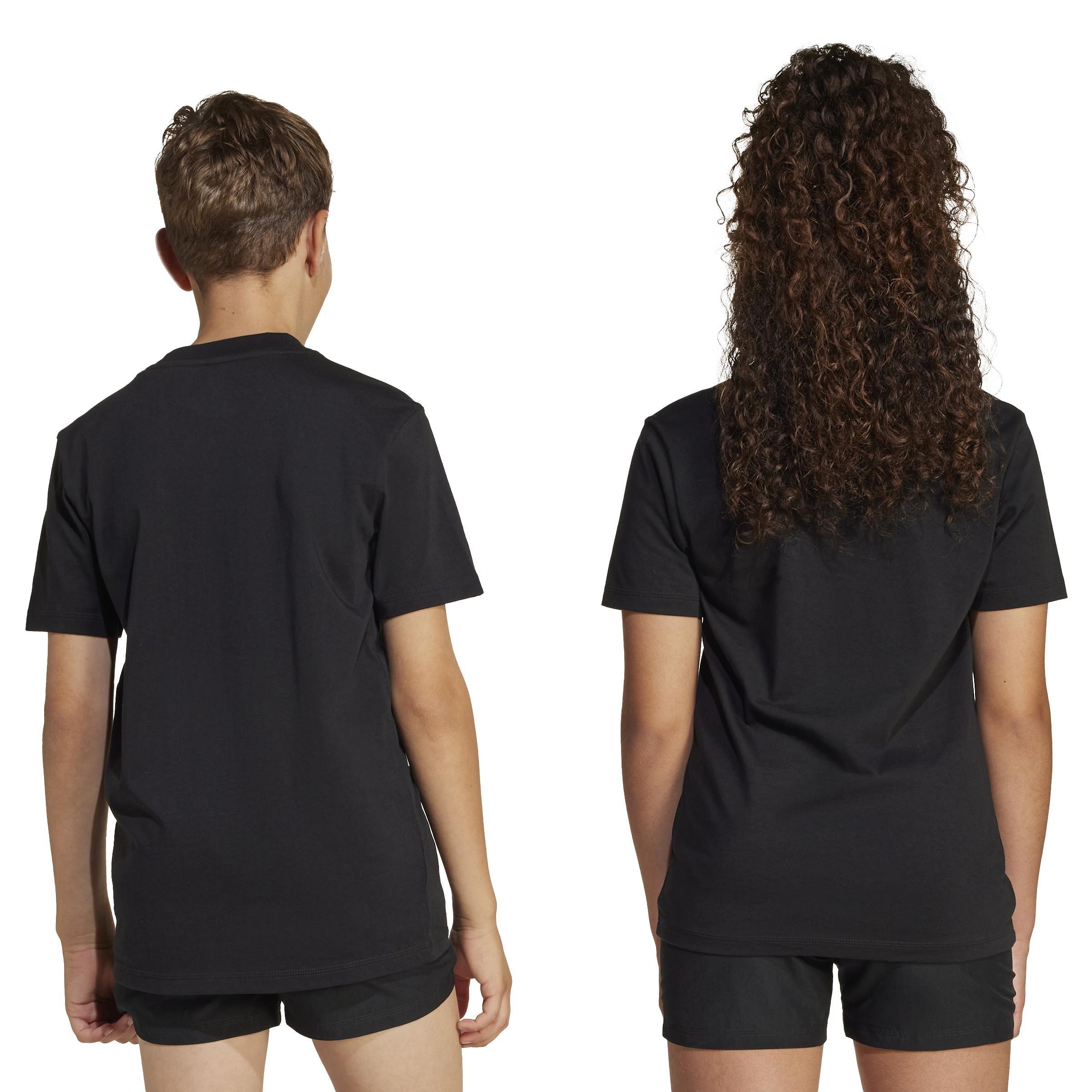 Unisex Kids Essentials T-Shirt, Black, A701_ONE, large image number 2