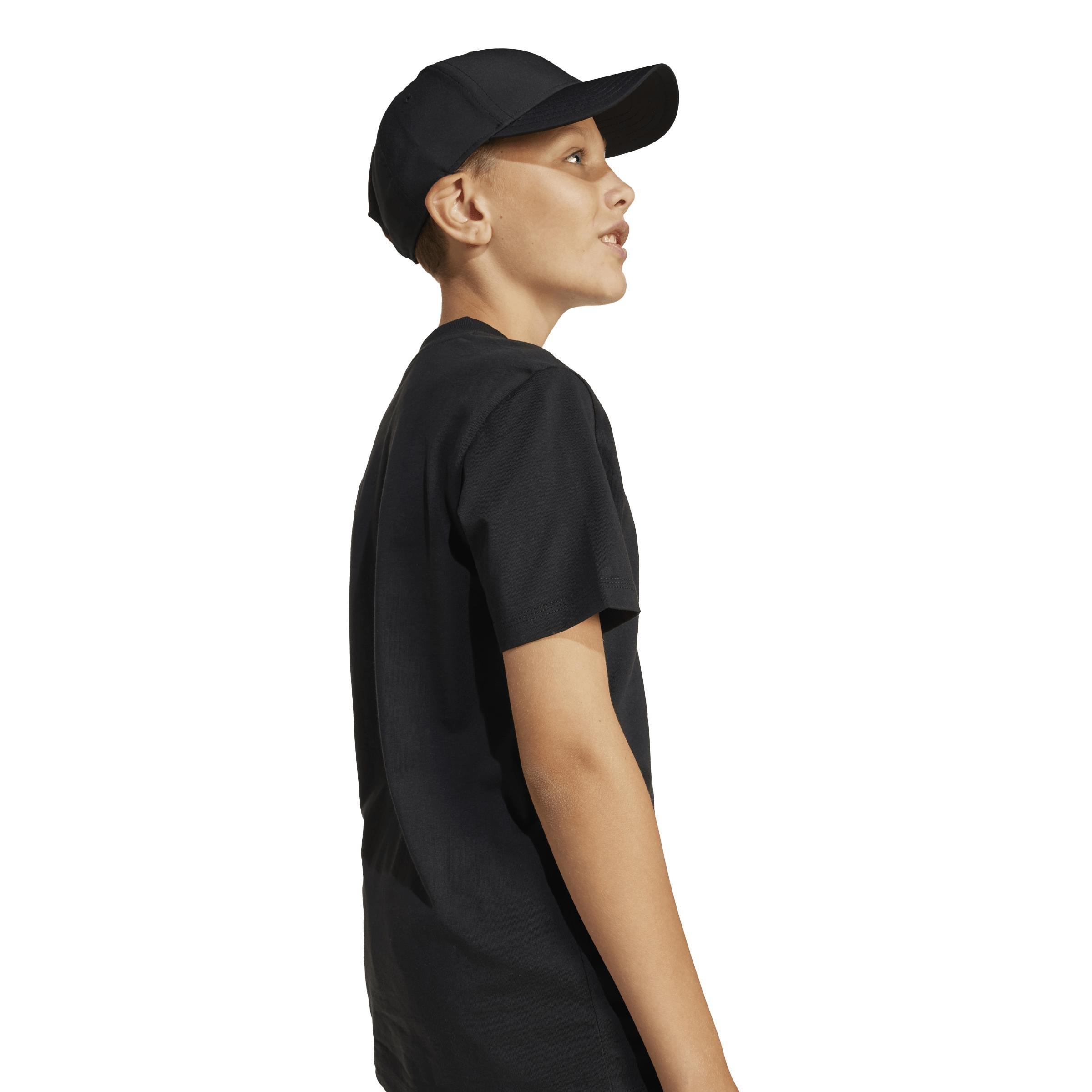 Unisex Kids Essentials T-Shirt, Black, A701_ONE, large image number 3