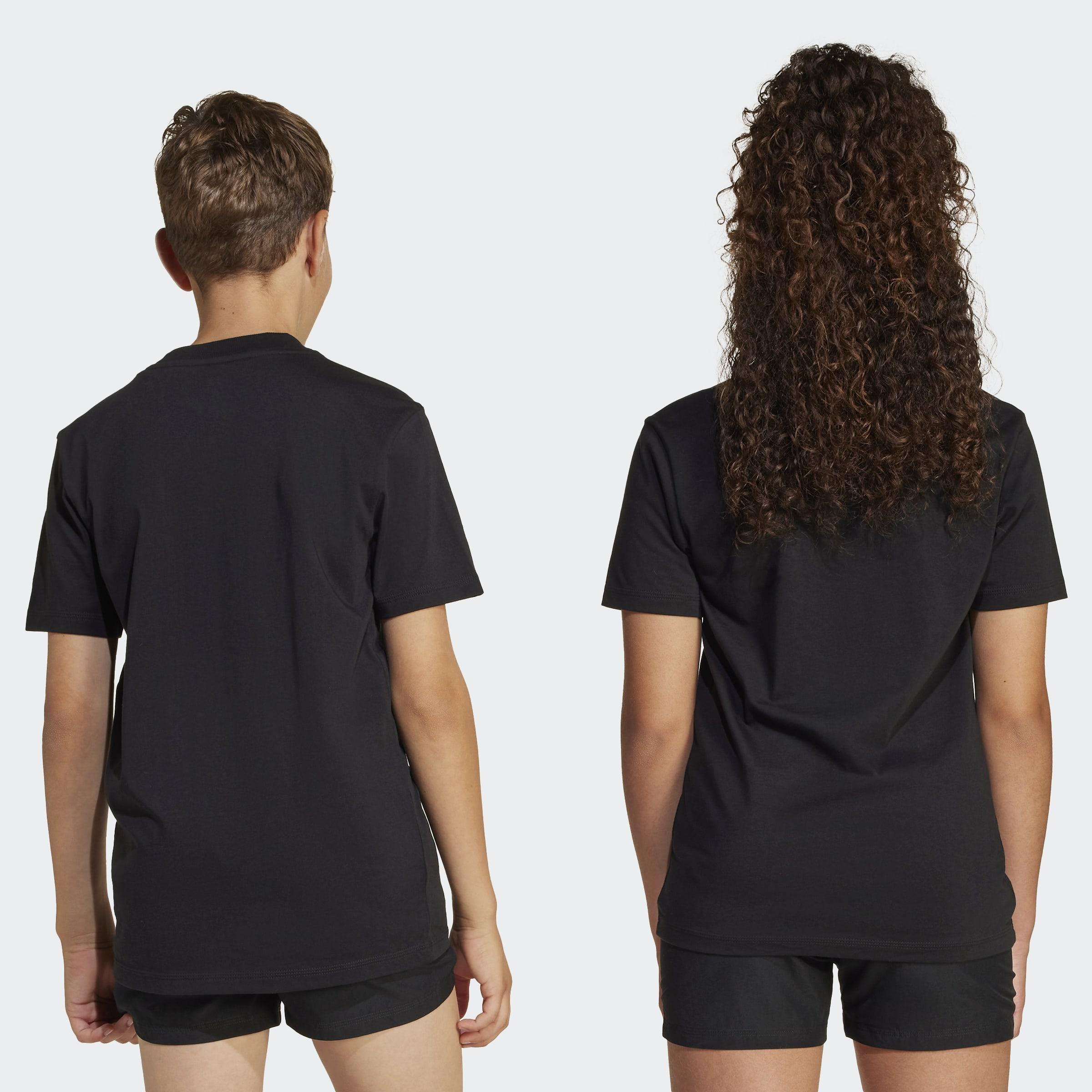 Unisex Kids Essentials T-Shirt, Black, A701_ONE, large image number 4