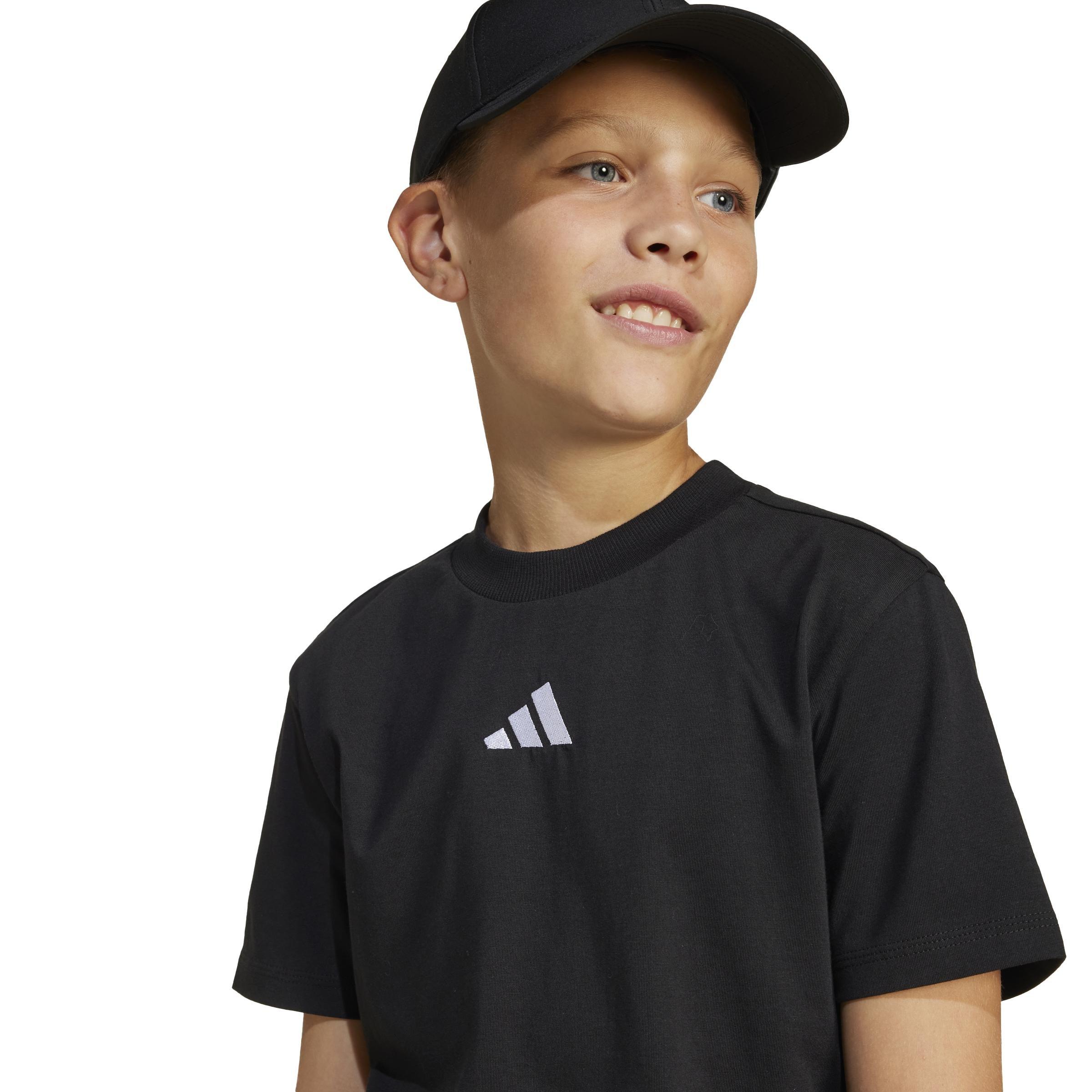 Unisex Kids Essentials T-Shirt, Black, A701_ONE, large image number 4
