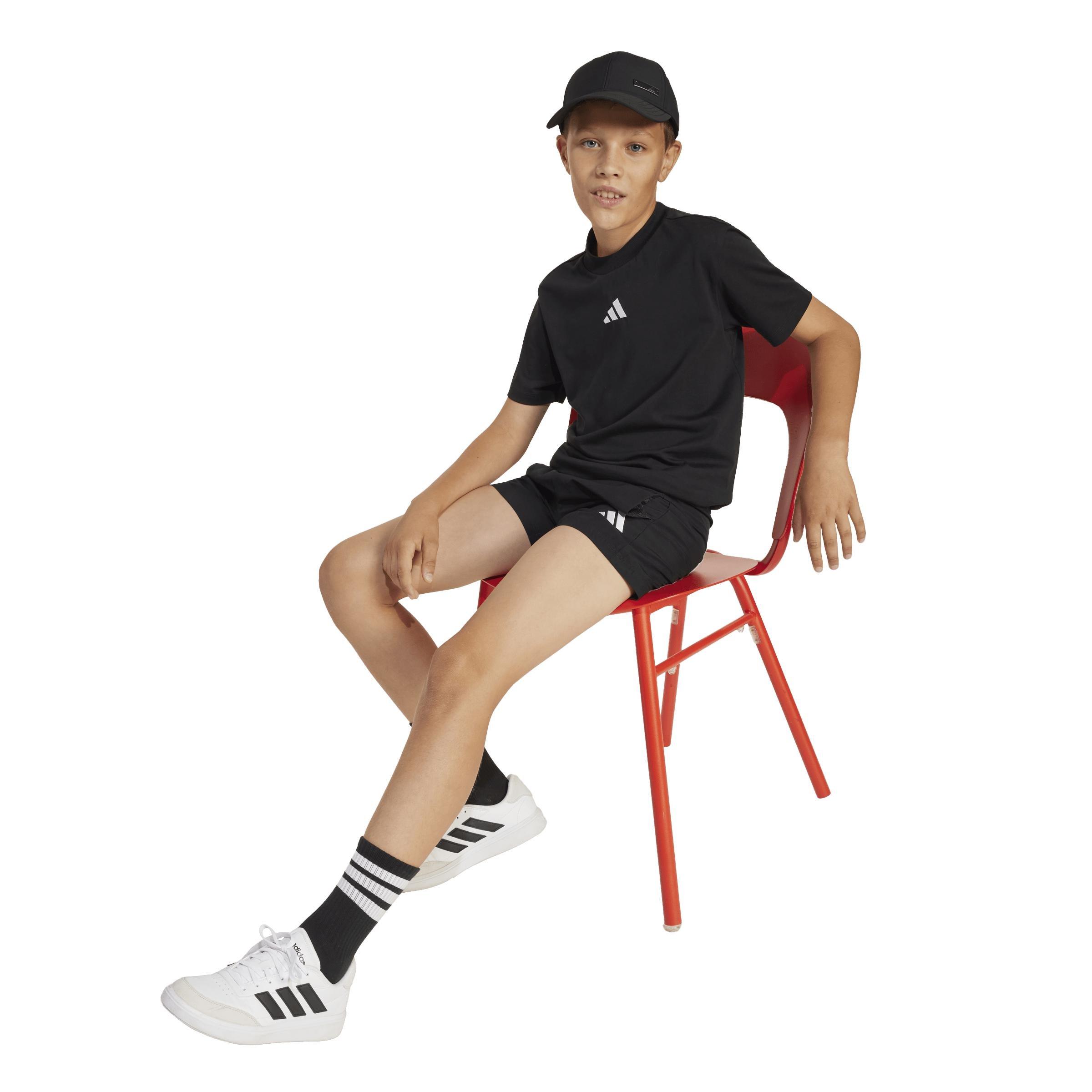 Unisex Kids Essentials T-Shirt, Black, A701_ONE, large image number 6