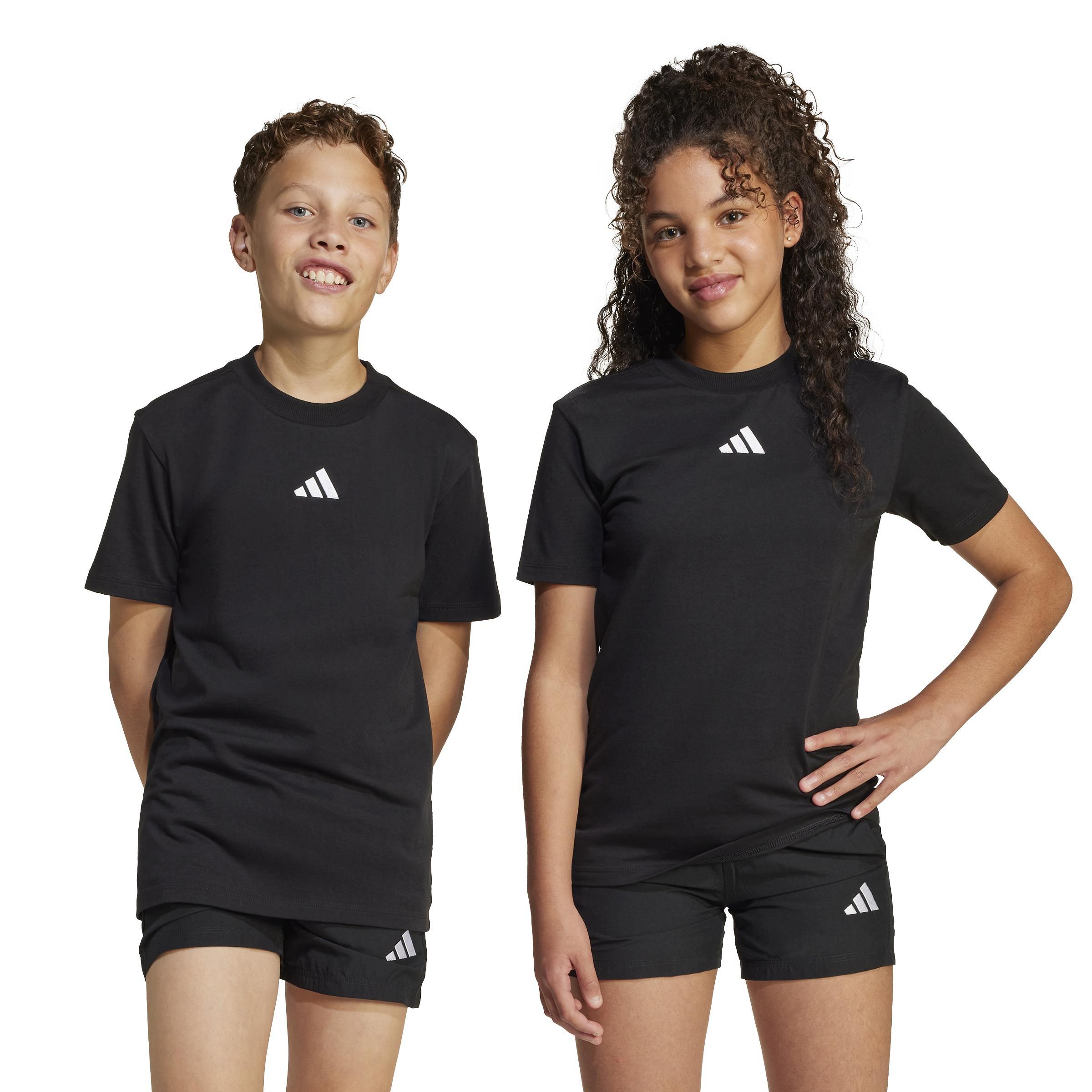 Unisex Kids Essentials T-Shirt, Black, A701_ONE, large image number 7