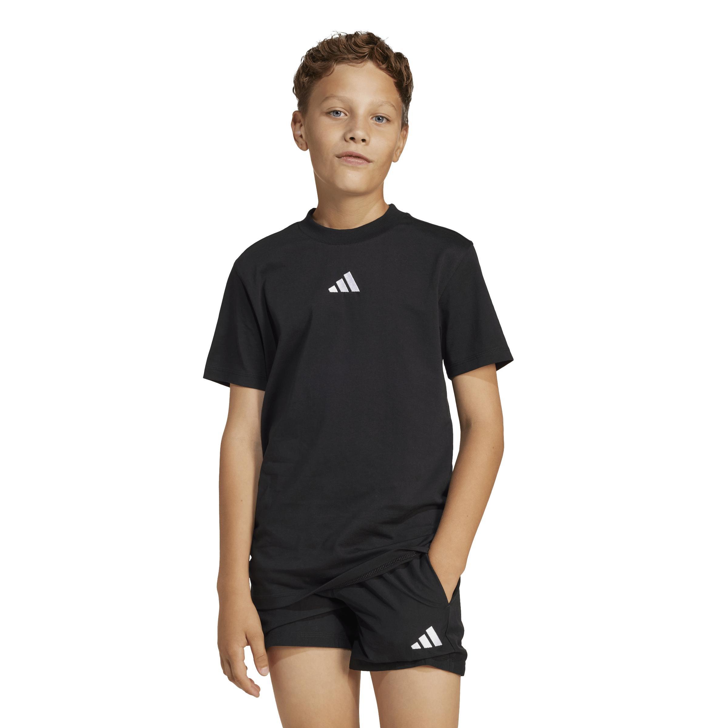 Unisex Kids Essentials T-Shirt, Black, A701_ONE, large image number 8