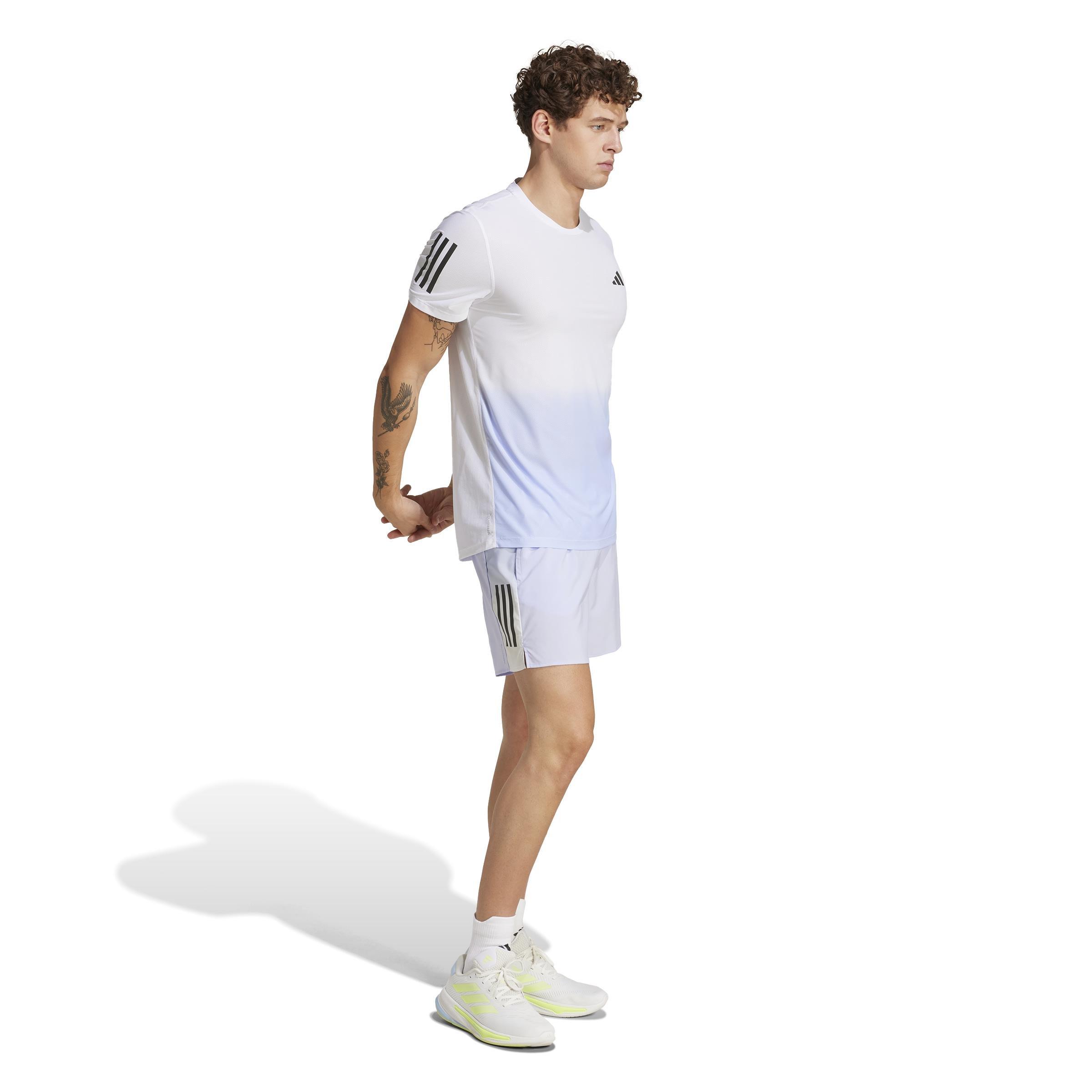 Own the Run CLIMACOOL Colorblock T-Shirt, White, A701_ONE, large image number 6